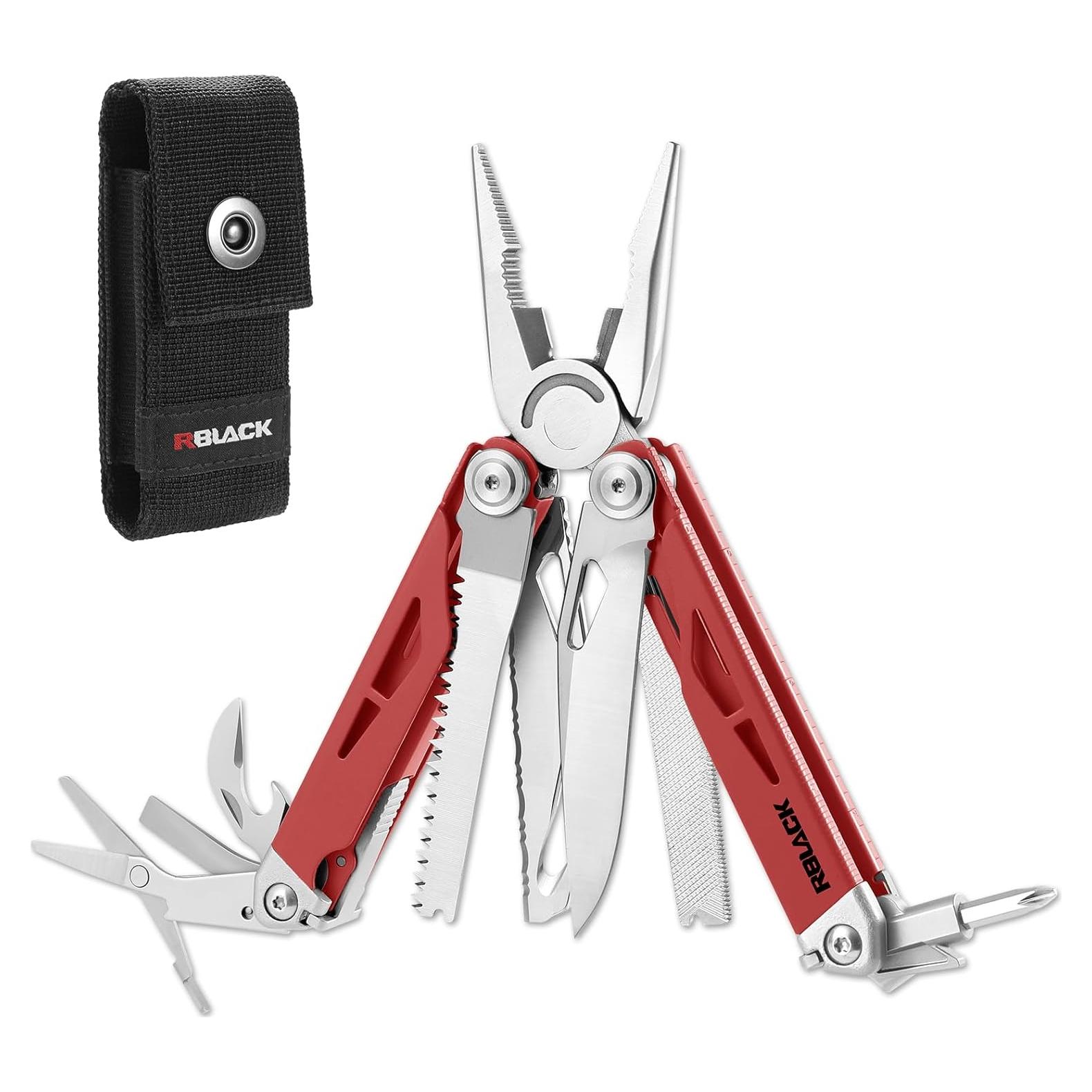 Multiherramienta 21 en 1 RBLACK con Alicates y Tijeras - Acero Inoxidable