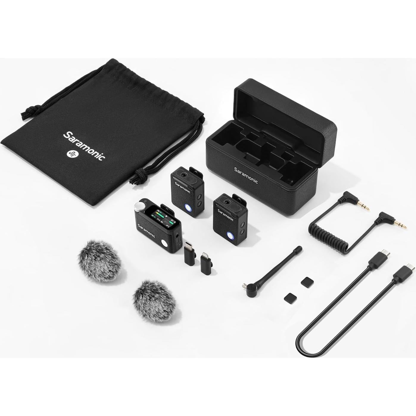 Micrófono Lavalier Inalámbrico Saramonic Ultra 01, 32-Bit Float, IPX5