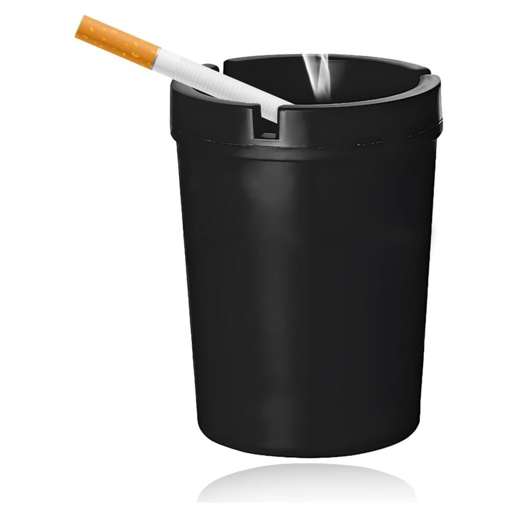 Cenicero para coche DXNQ, plástico, antiolores, 10.4x7.9cm