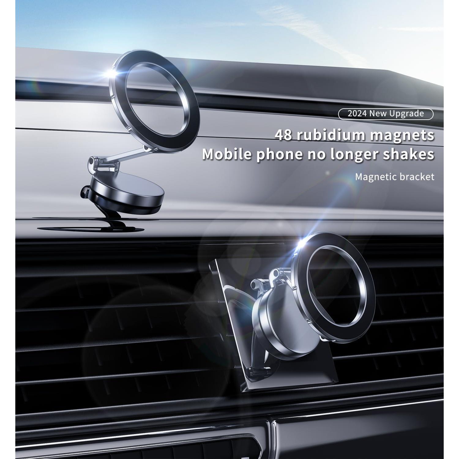 Soporte Magnético para Teléfono CXTX con Rotación 360° - Negro