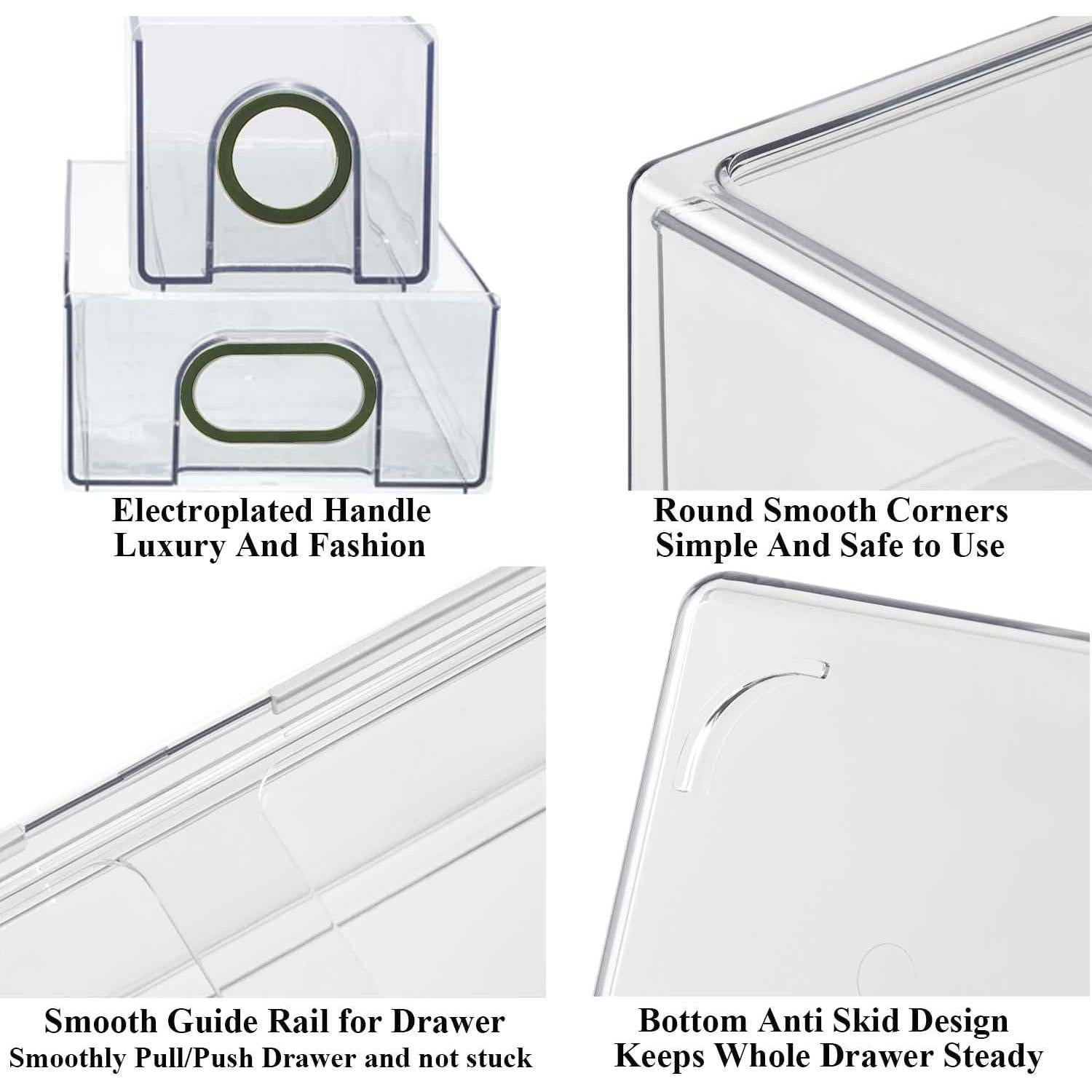 Cajones de Almacenamiento para Refrigerador UNIKON 6 PCS Verde