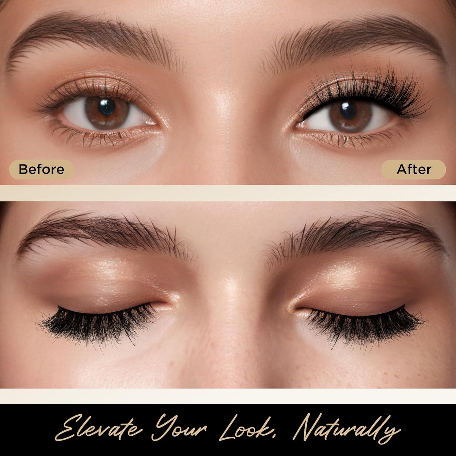 Pestañas Falsas Bepholan 5D Ojos de Gato Paquete de 3