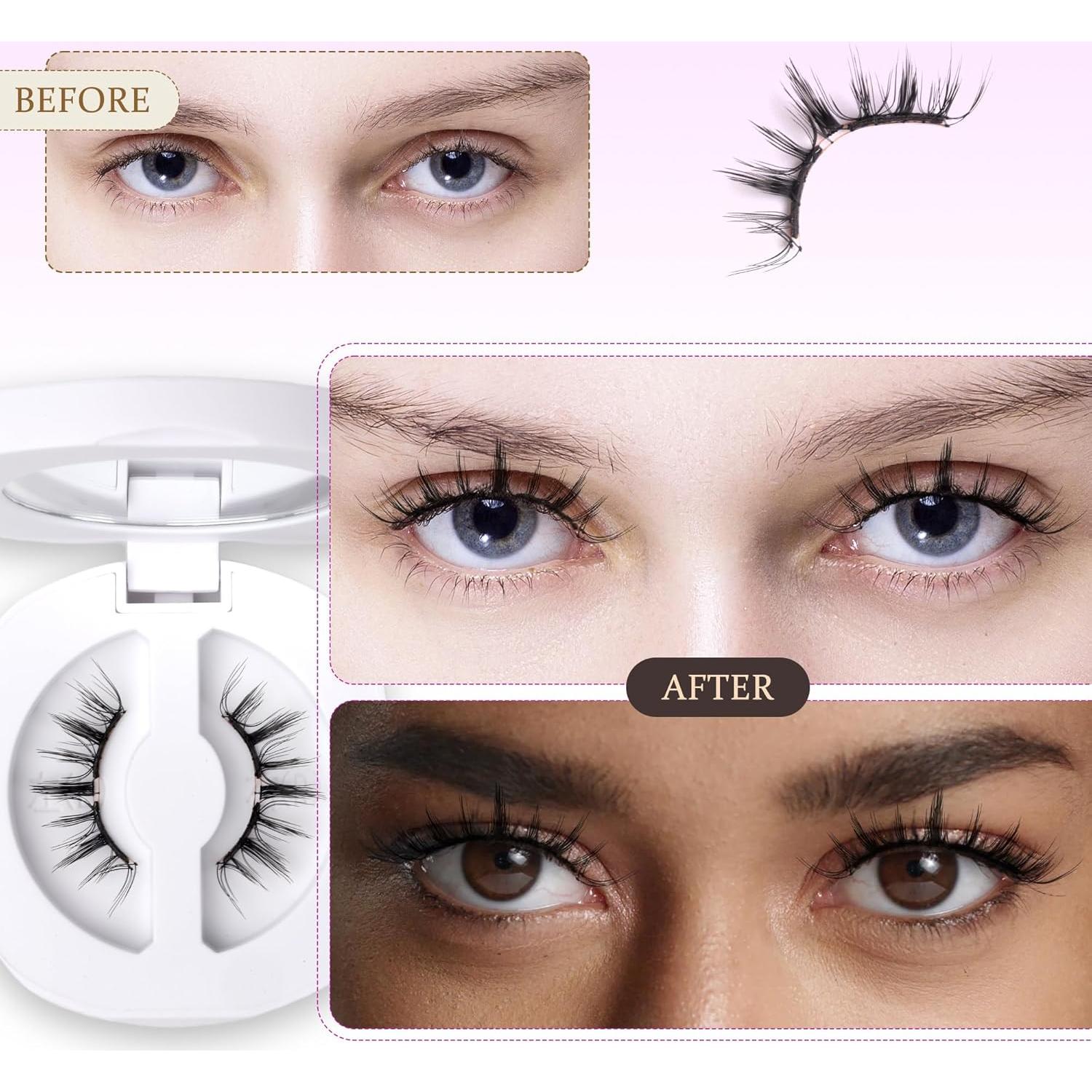 Pestañas Magnéticas VEYESBEAUTY AnimeWink Reutilizables 13x9cm