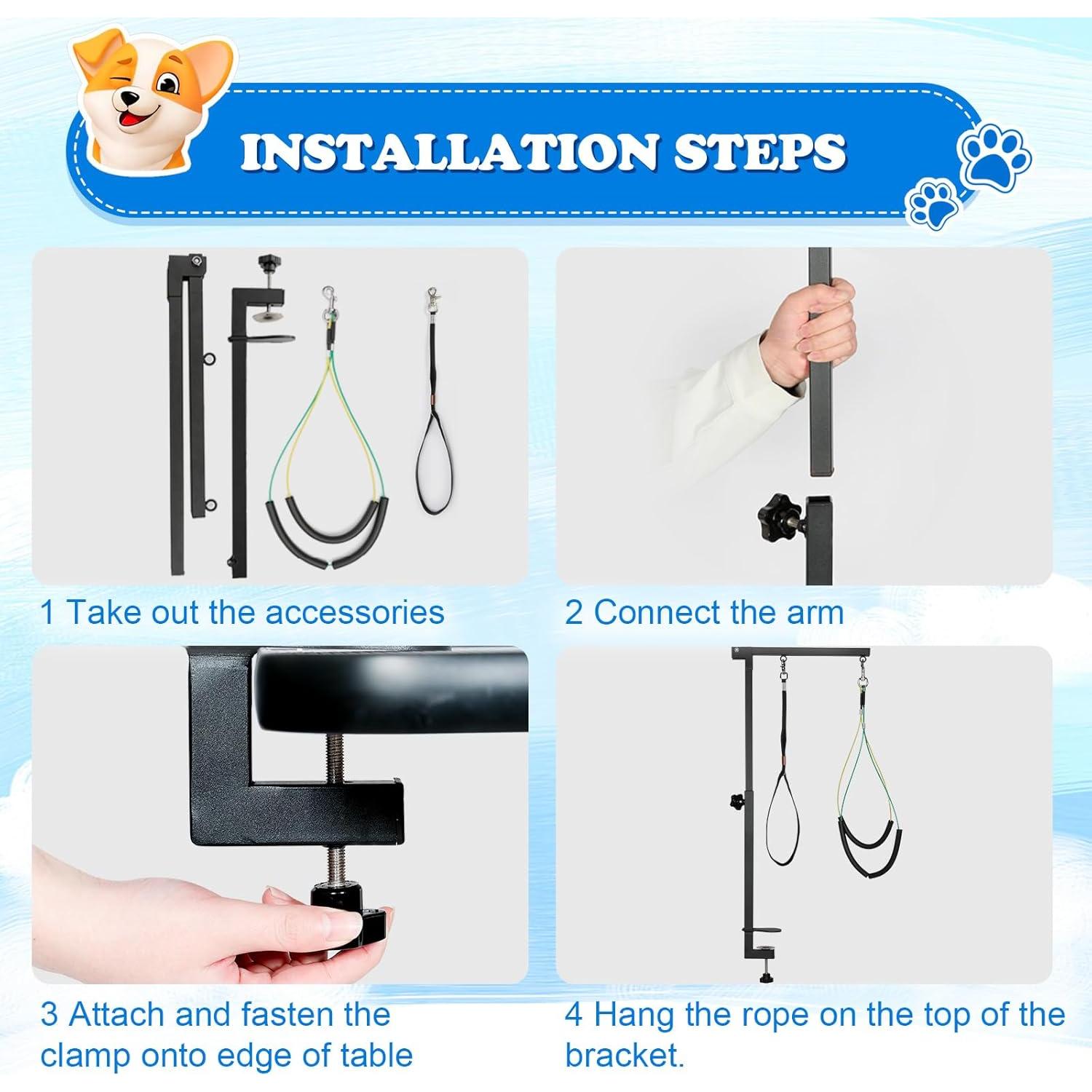 Brazo de Aseo para Perros Breeze Touch 81cm Plegable