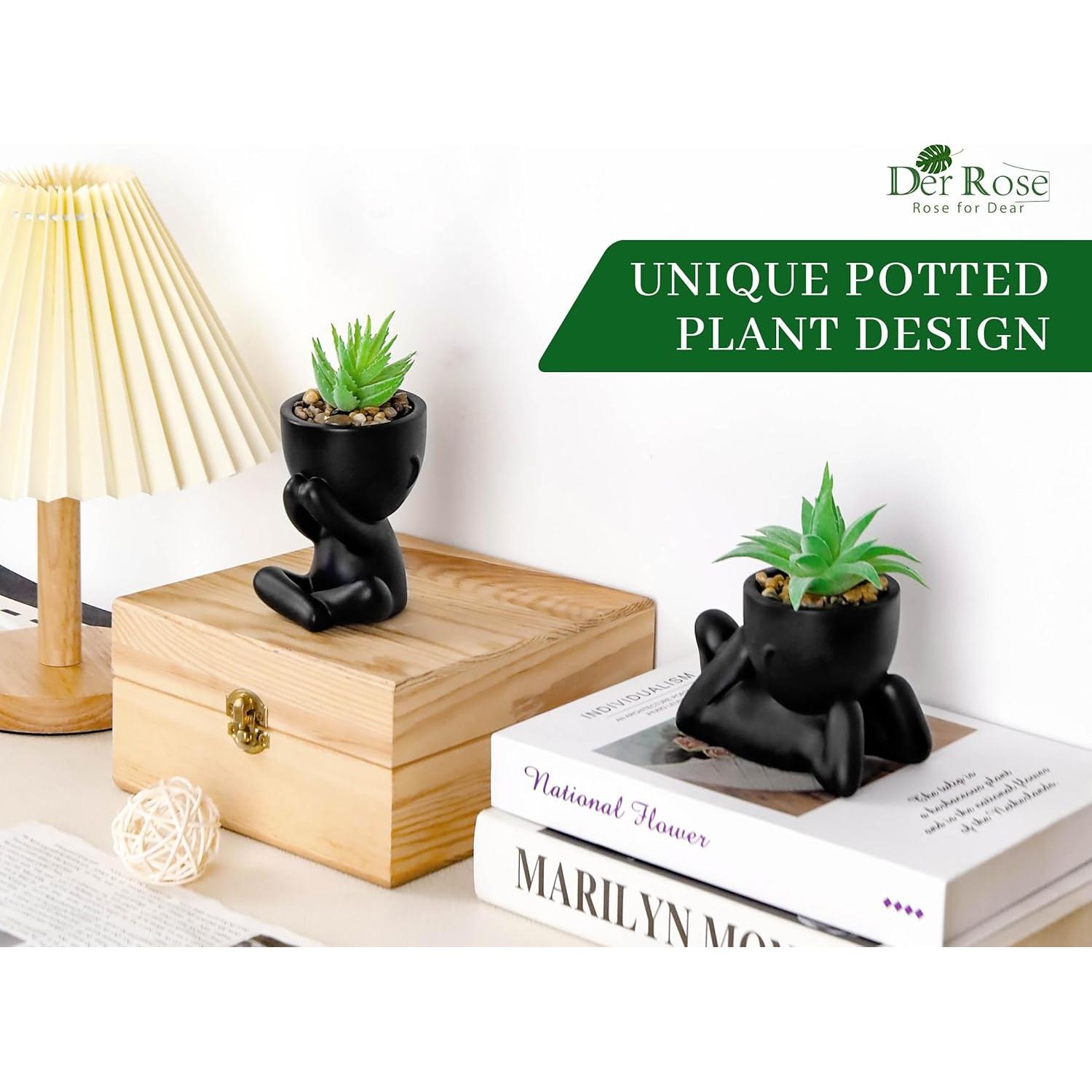 Plantas Falsas Suculentas Der Rose - 3 Paquetes Decorativos