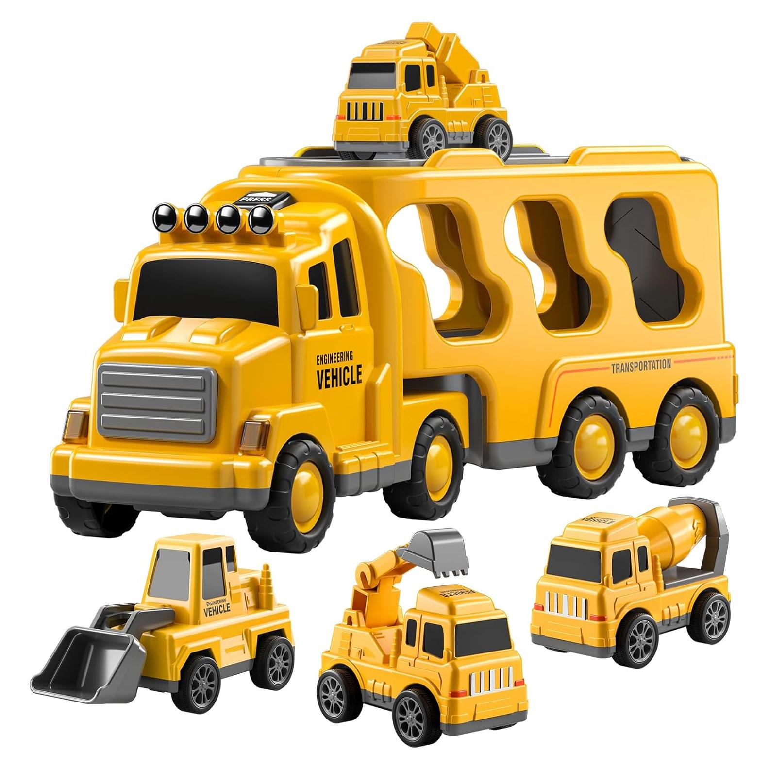 Camión de Construcción TEMI 5 en 1 para Niños 3 a 5 Años