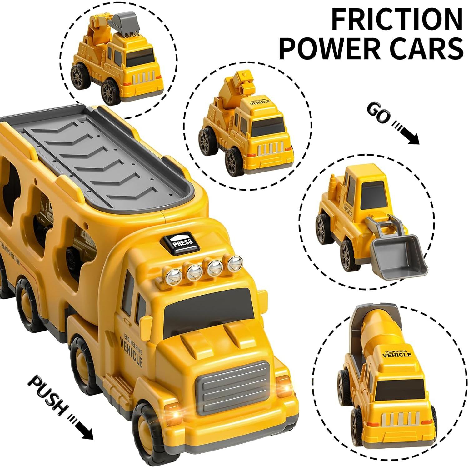 Camión de Construcción TEMI 5 en 1 para Niños 3 a 5 Años
