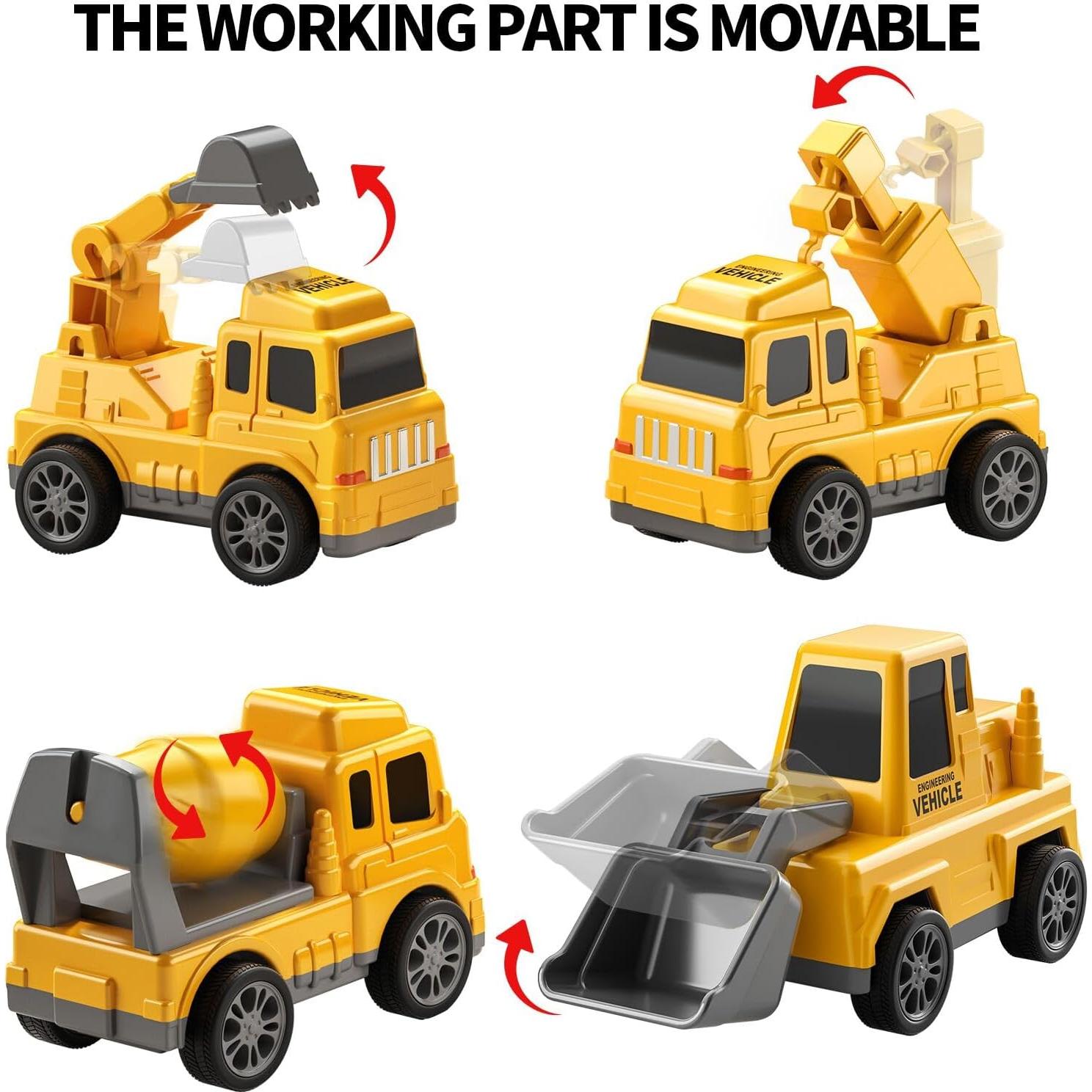 Camión de Construcción TEMI 5 en 1 para Niños 3 a 5 Años