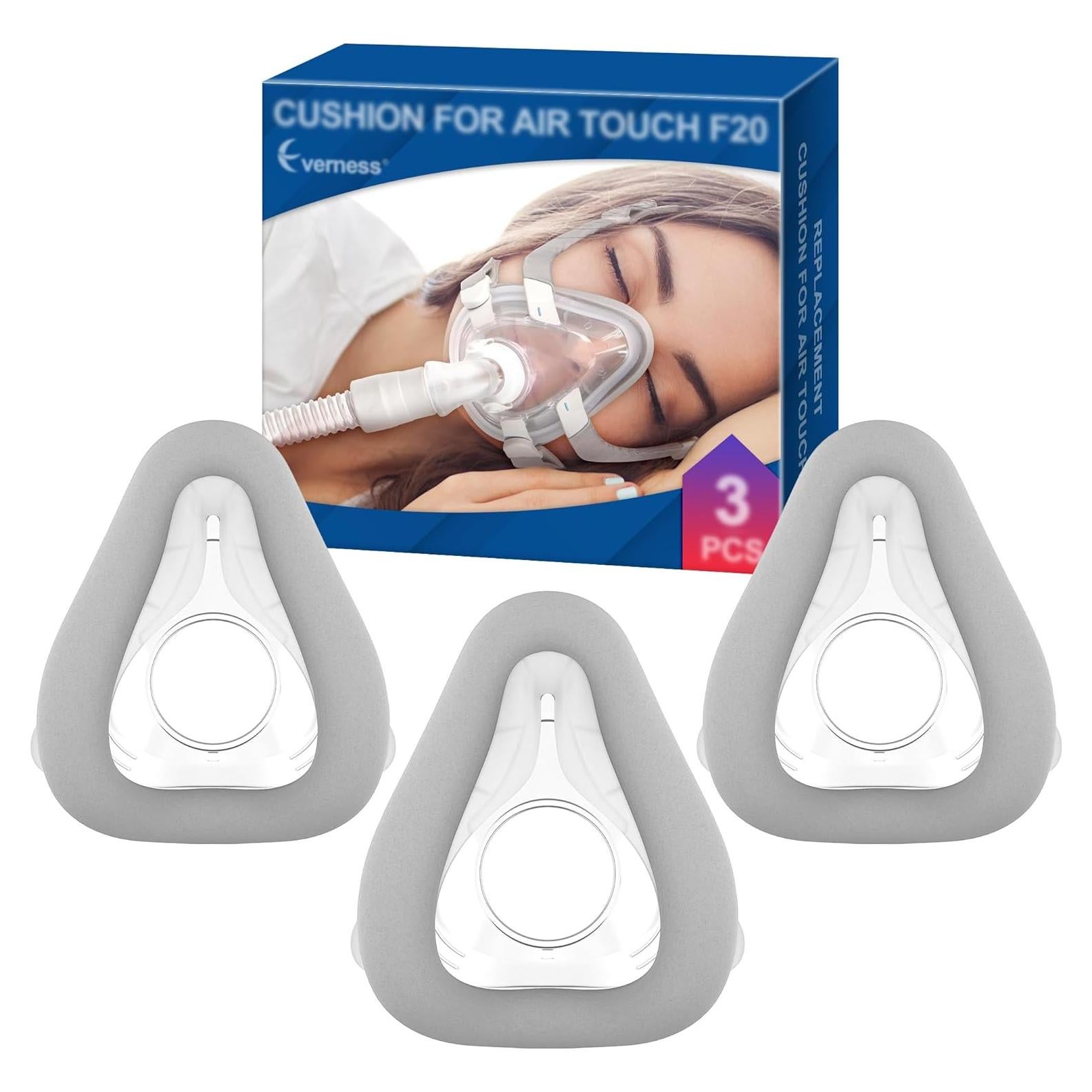 3 Almohadillas de Reemplazo S para CPAP AirTouch F20 Everness