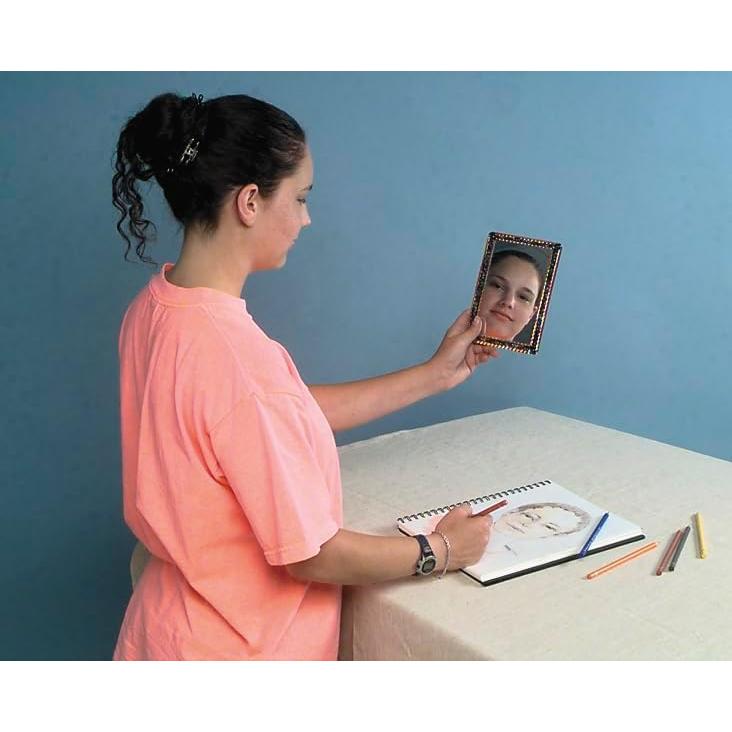 Espejo Personal Acrílico Magnético School Smart 12.7x17.8cm