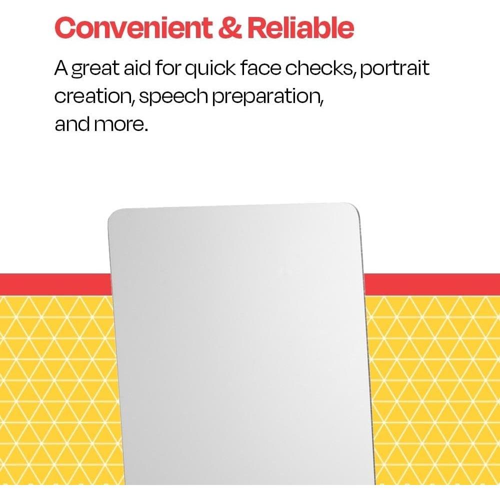 Espejo Personal Acrílico Magnético School Smart 12.7x17.8cm