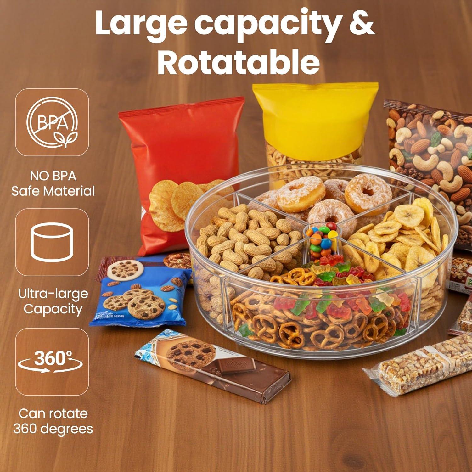 Organizador Giratorio Lazy Susan Senduzll 24.89 cm Acrílico