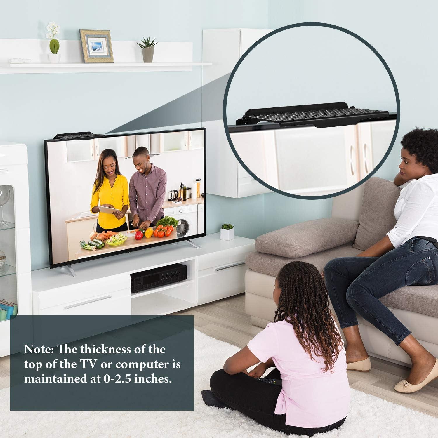 Soporte Ajustable para TV Jetec 21.6x11.4cm Estante Superior