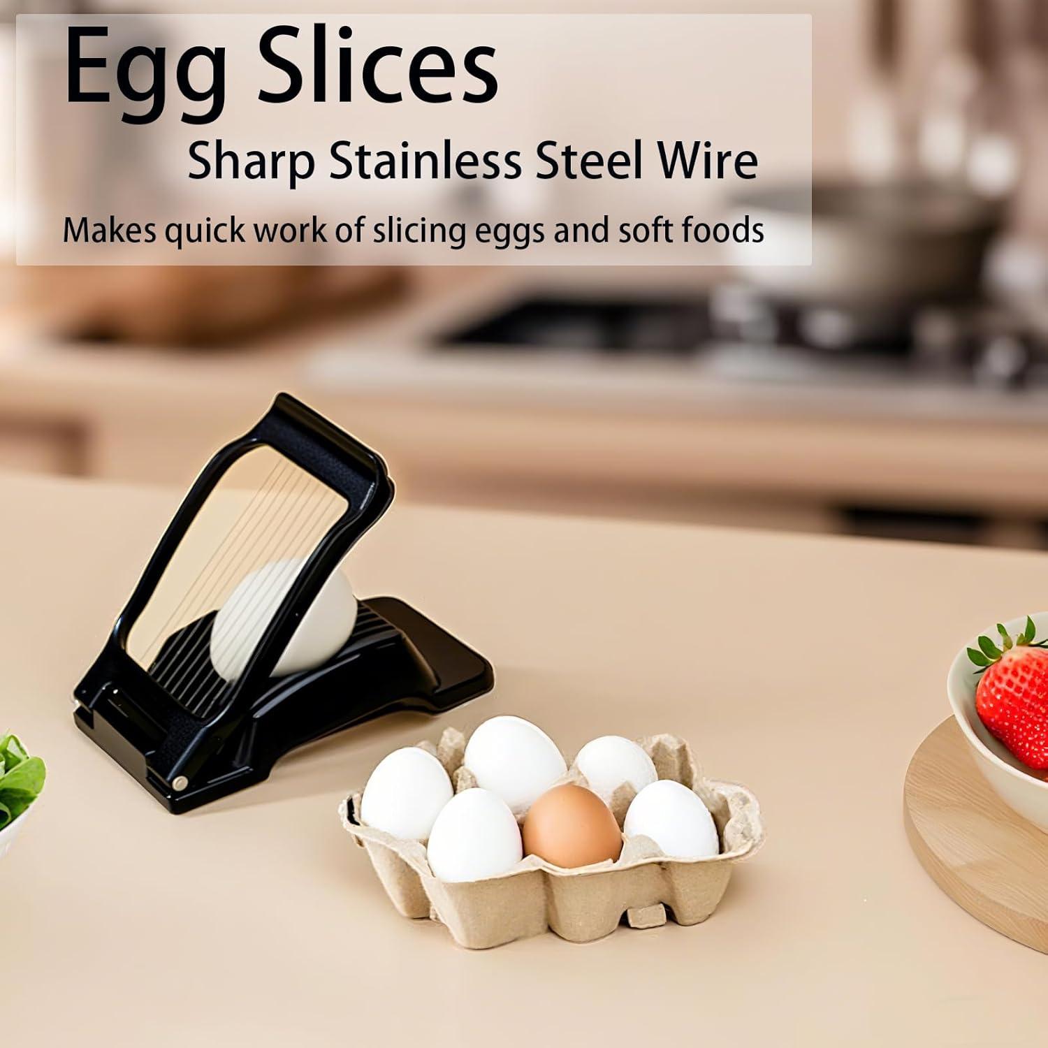 Cortador de Huevos y Frutas JORMEY - Aluminio y Acero Inoxidable