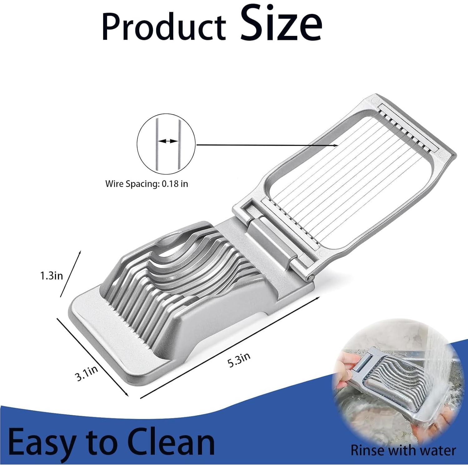 Cortador de Huevos y Frutas JORMEY - Aluminio y Acero Inoxidable