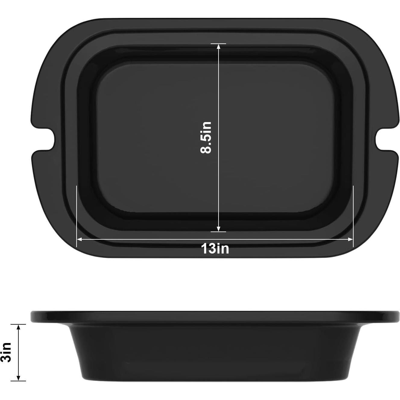 Olla de Cocción Lenta Zing 4 Cuartos Blanca Apta Lavavajillas