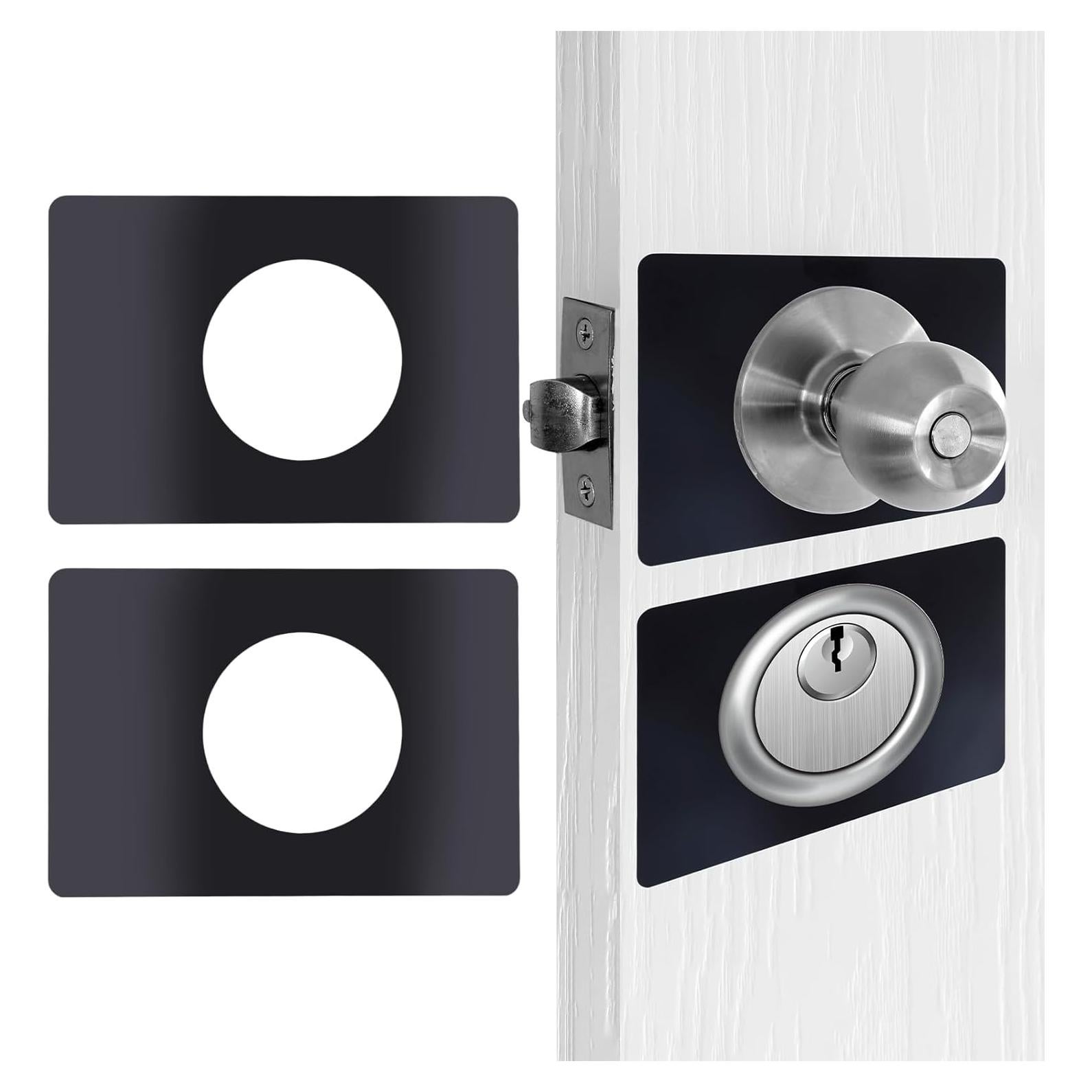 Placas de Refuerzo de Cerradura de Acero Inoxidable 4PCS