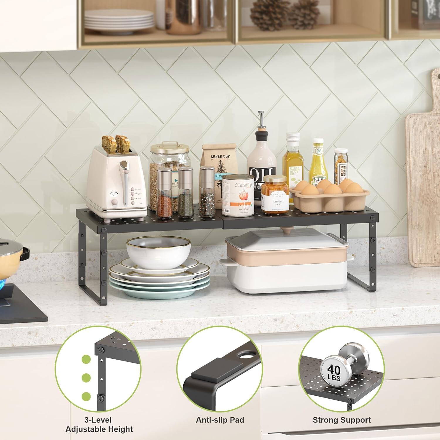 Estante Organizador Expandible RUILALIFE Ajustable 56.8 cm