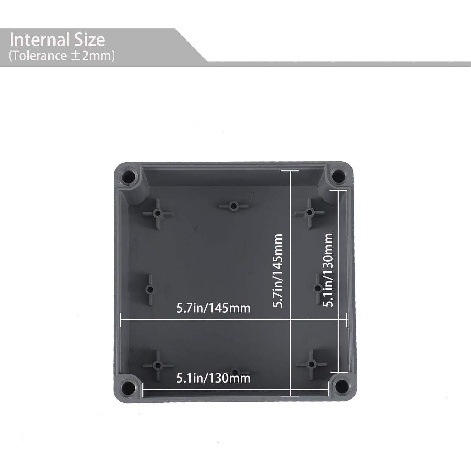 Caja de Conexiones IP66 150x150x80mm ABS SJCCDSGS