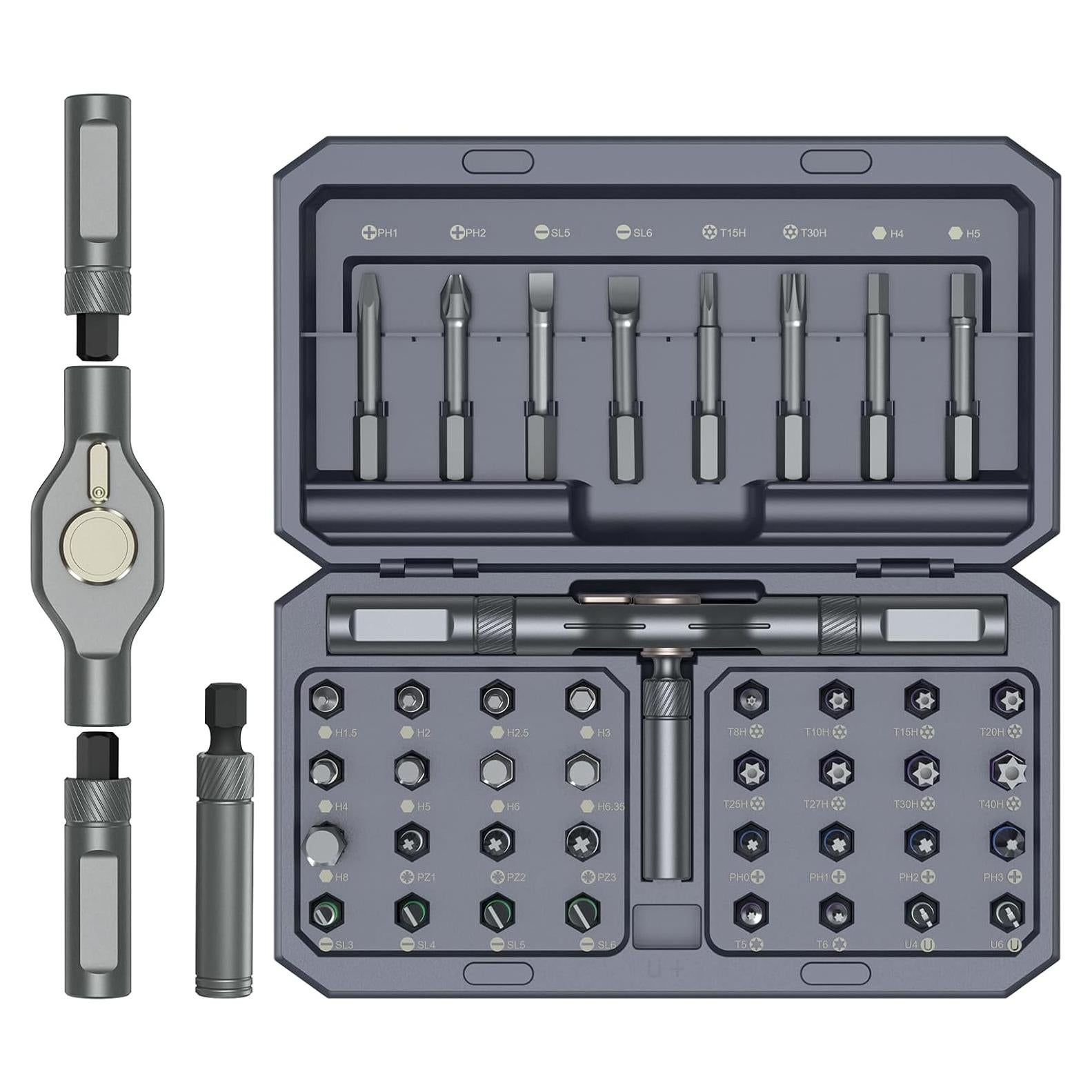 Juego de Destornilladores de Carraca LOFICOPER 42 en 1 Magnéticos