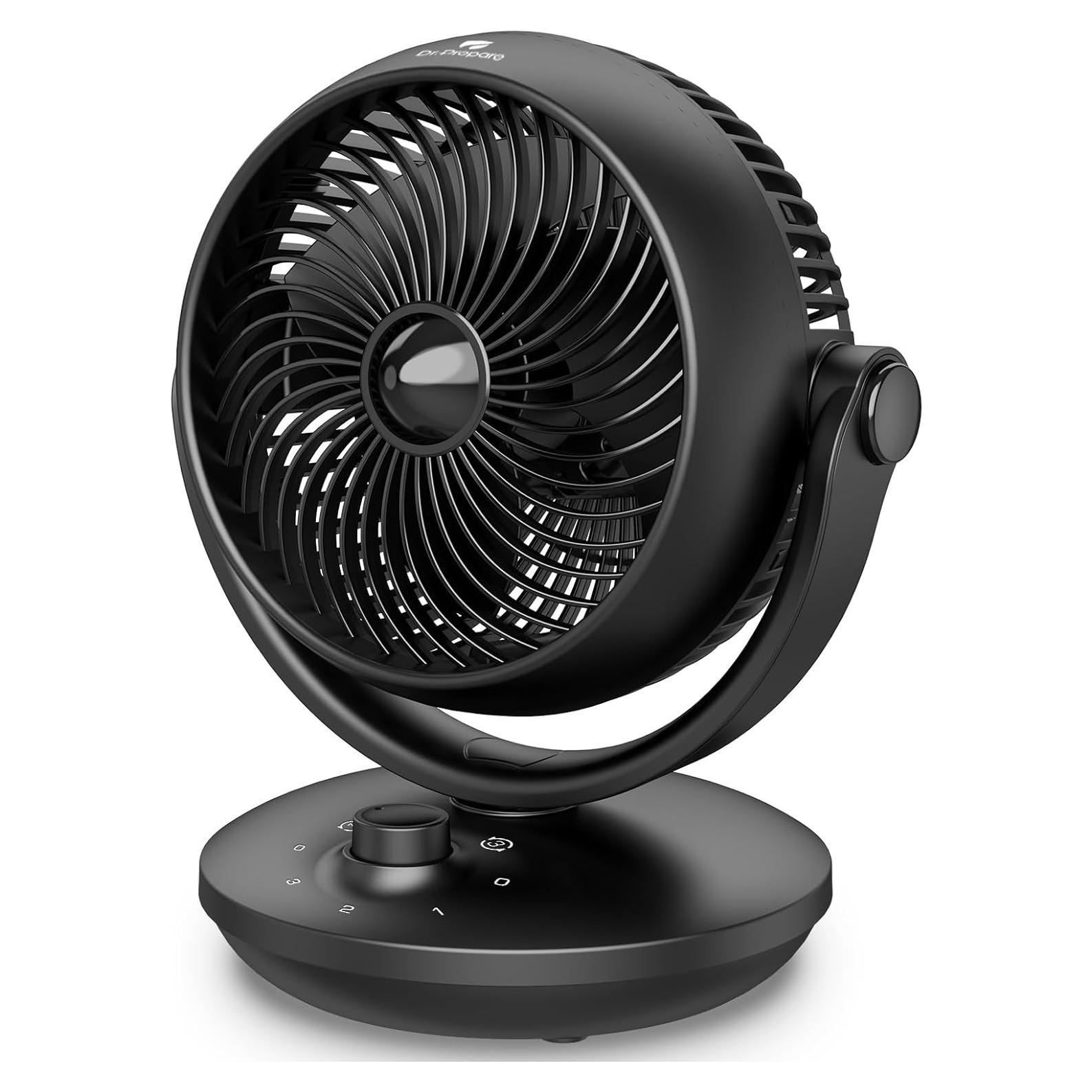 Ventilador Circulador de Aire DR.PREPARE 26W Oscilante 70°
