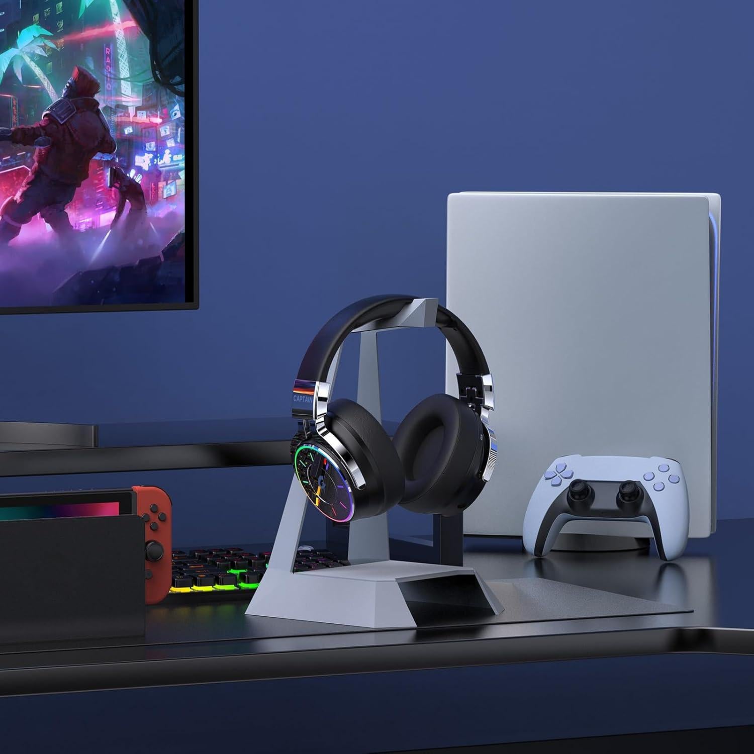 Auriculares Inalámbricos COOLV Spark04 7.1 RGB 60H PC PS5 PS4