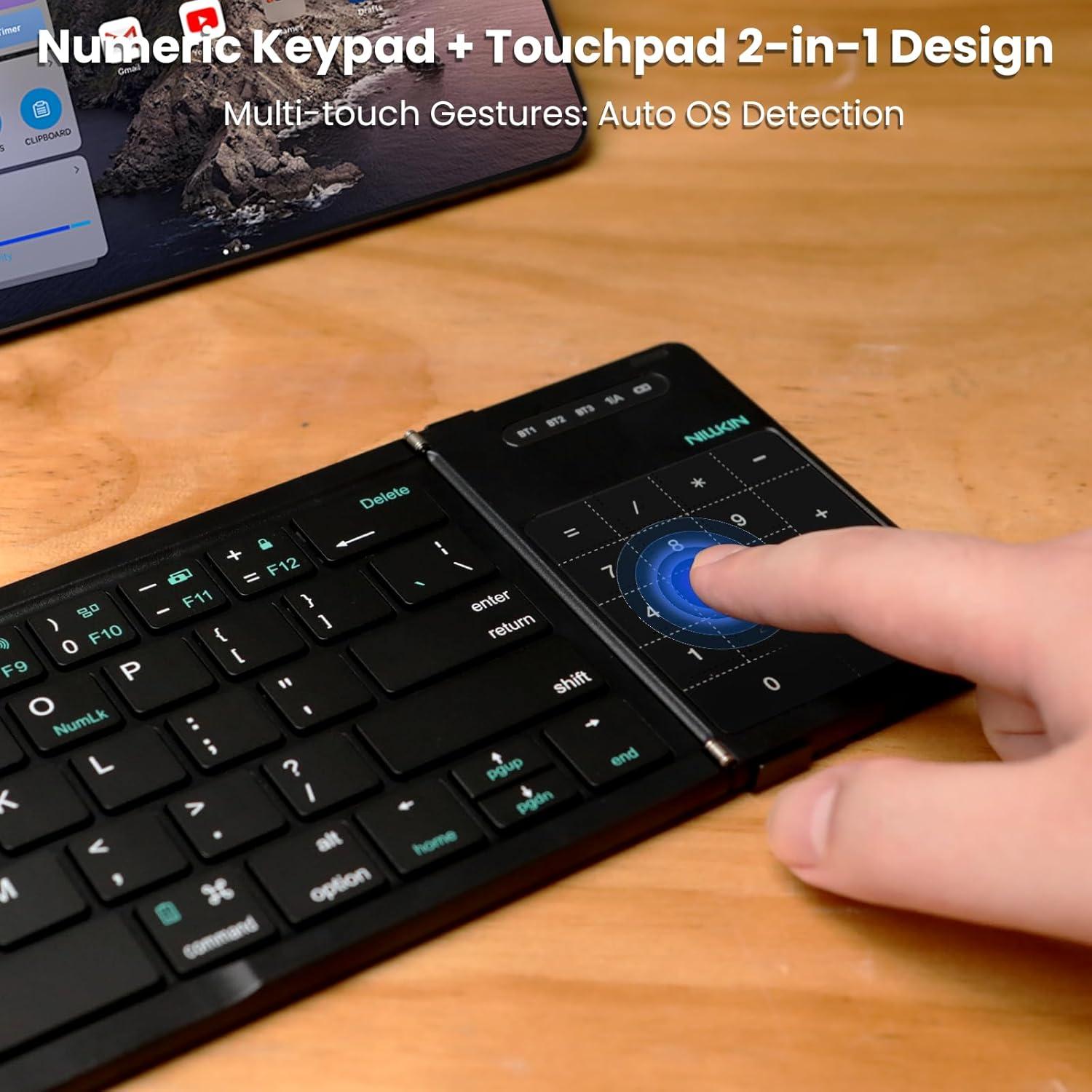 Teclado Inalámbrico Plegable Nillkin Pocket con Touchpad