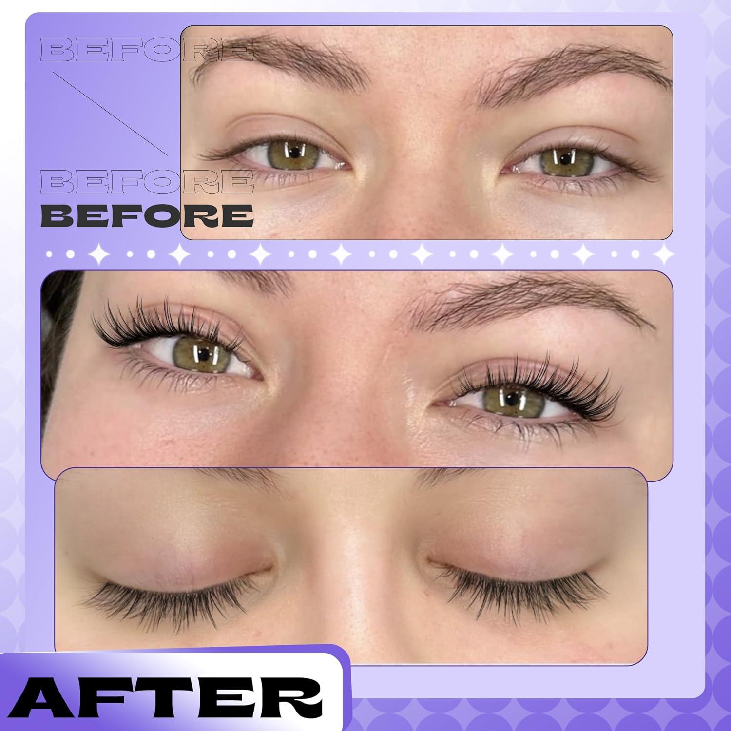 Pestañas Magnéticas Naturales Lanflower A3 Reutilizables 16.5cm