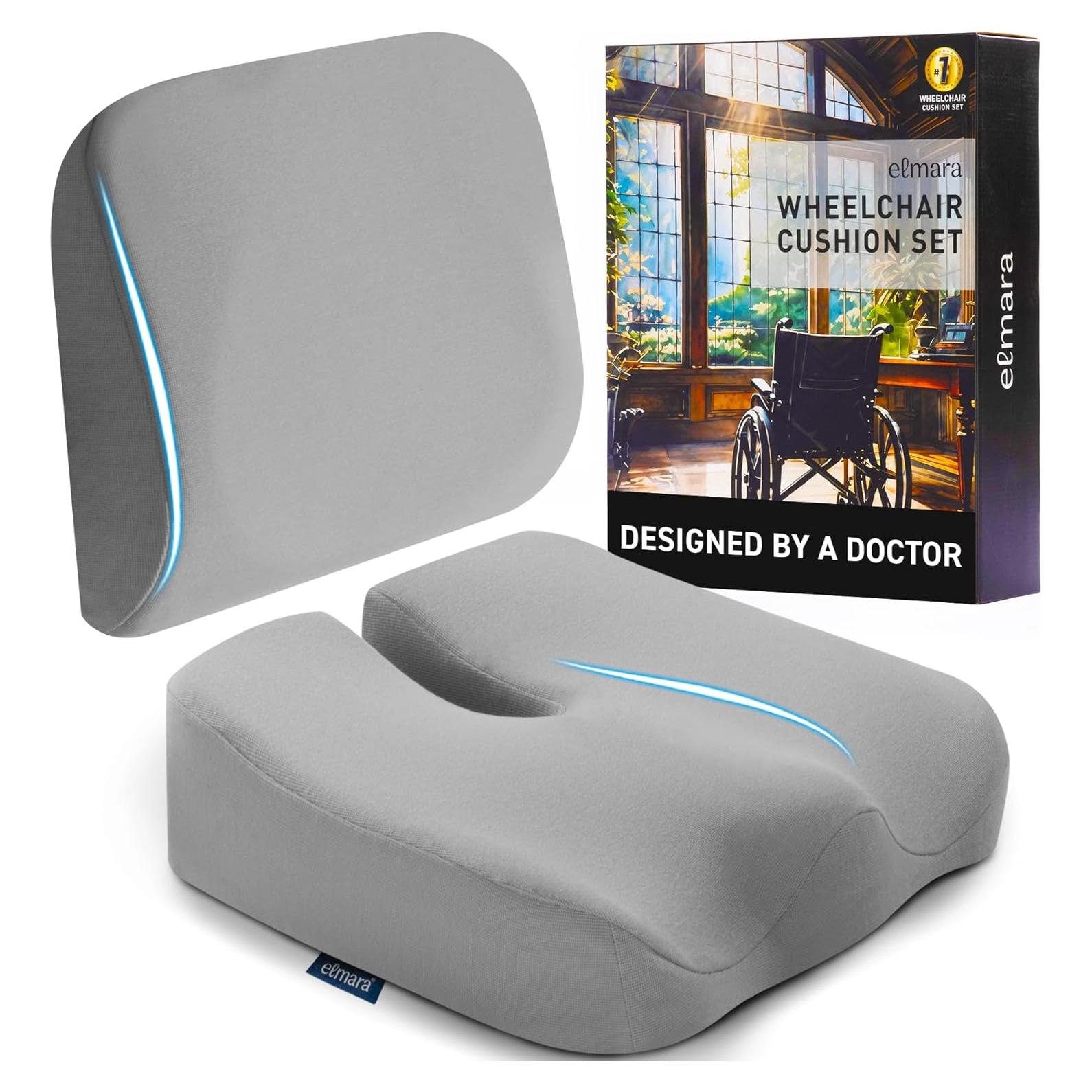 Cojines para Silla de Ruedas Elmara - Soporte Ergonómico y Comodidad