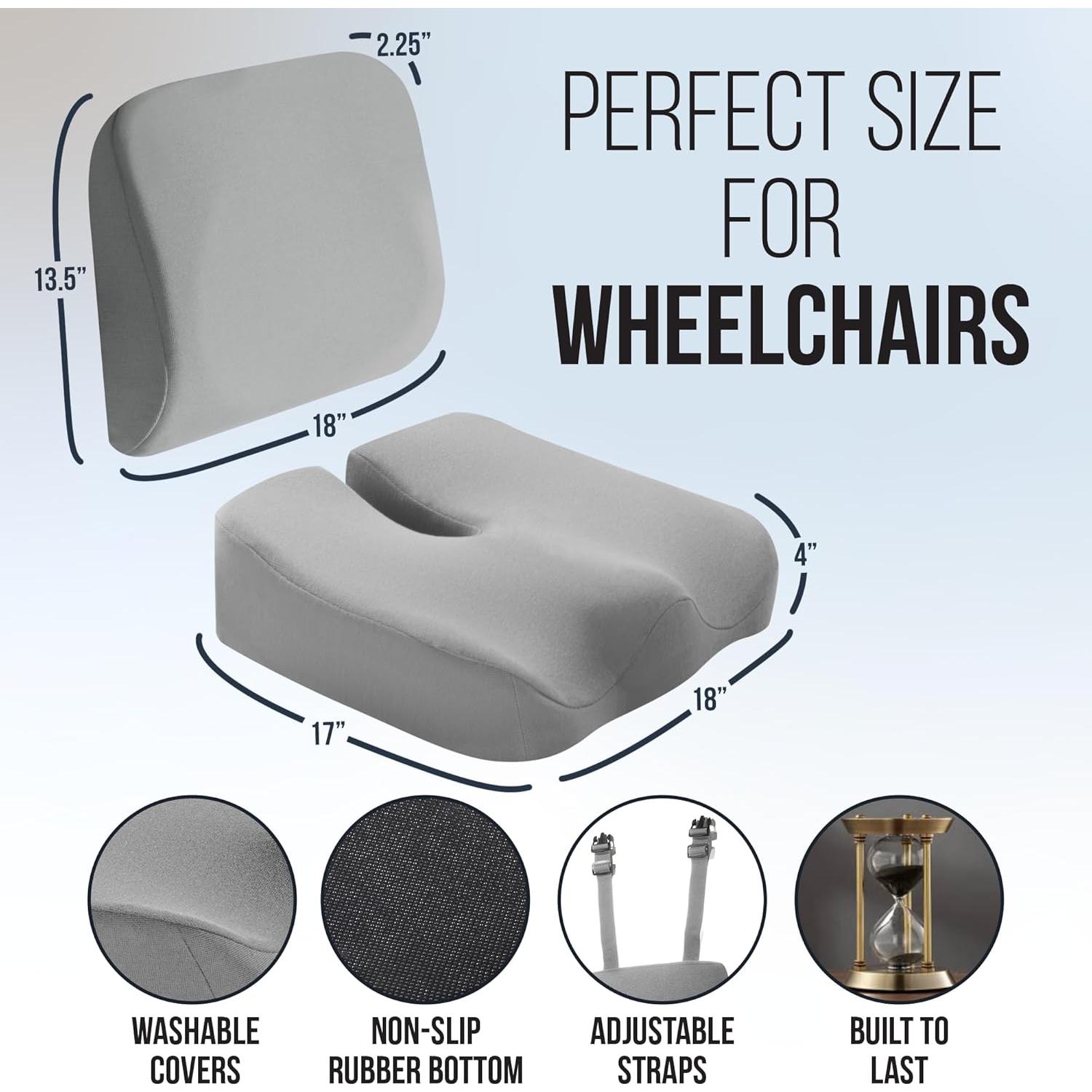 Cojines para Silla de Ruedas Elmara - Soporte Ergonómico y Comodidad