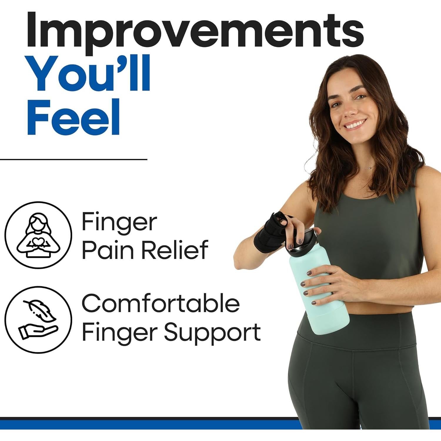 Férula Metacarpiana Ajustable Armstrong América - Dedo Meñique Izquierda Extra Pequeña