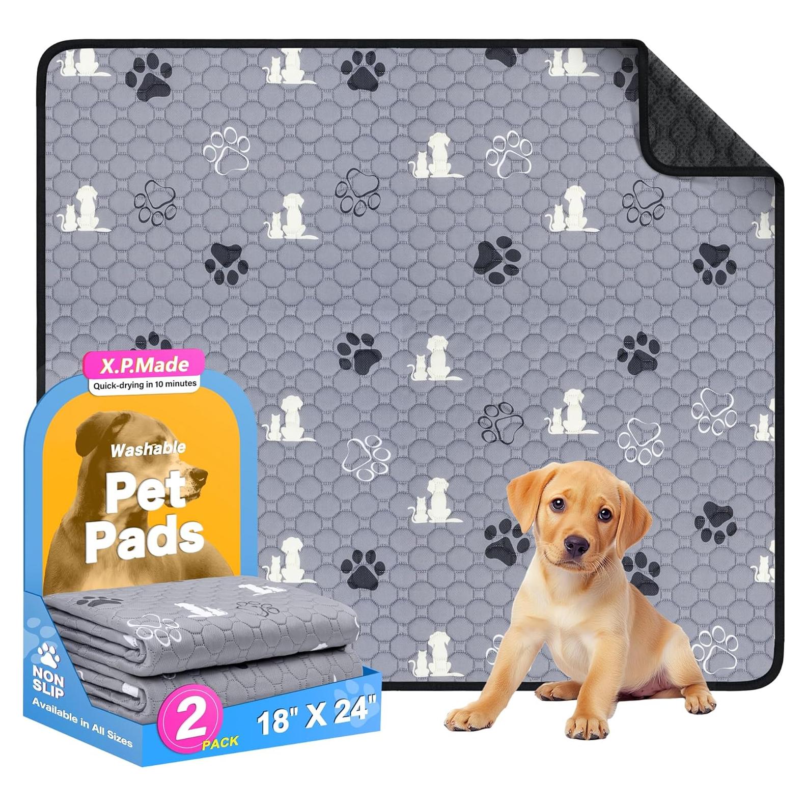Alfombrillas Lavables para Perros X.P.Made 45.72x60.96cm Gris