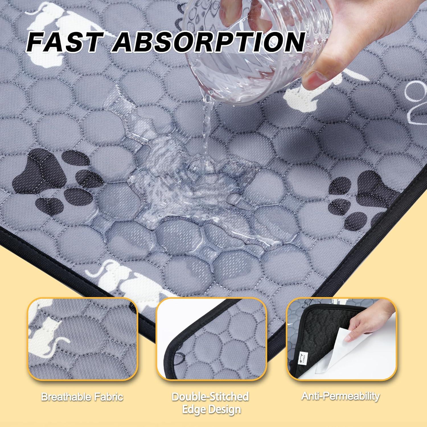 Alfombrillas Lavables para Perros X.P.Made 45.72x60.96cm Gris