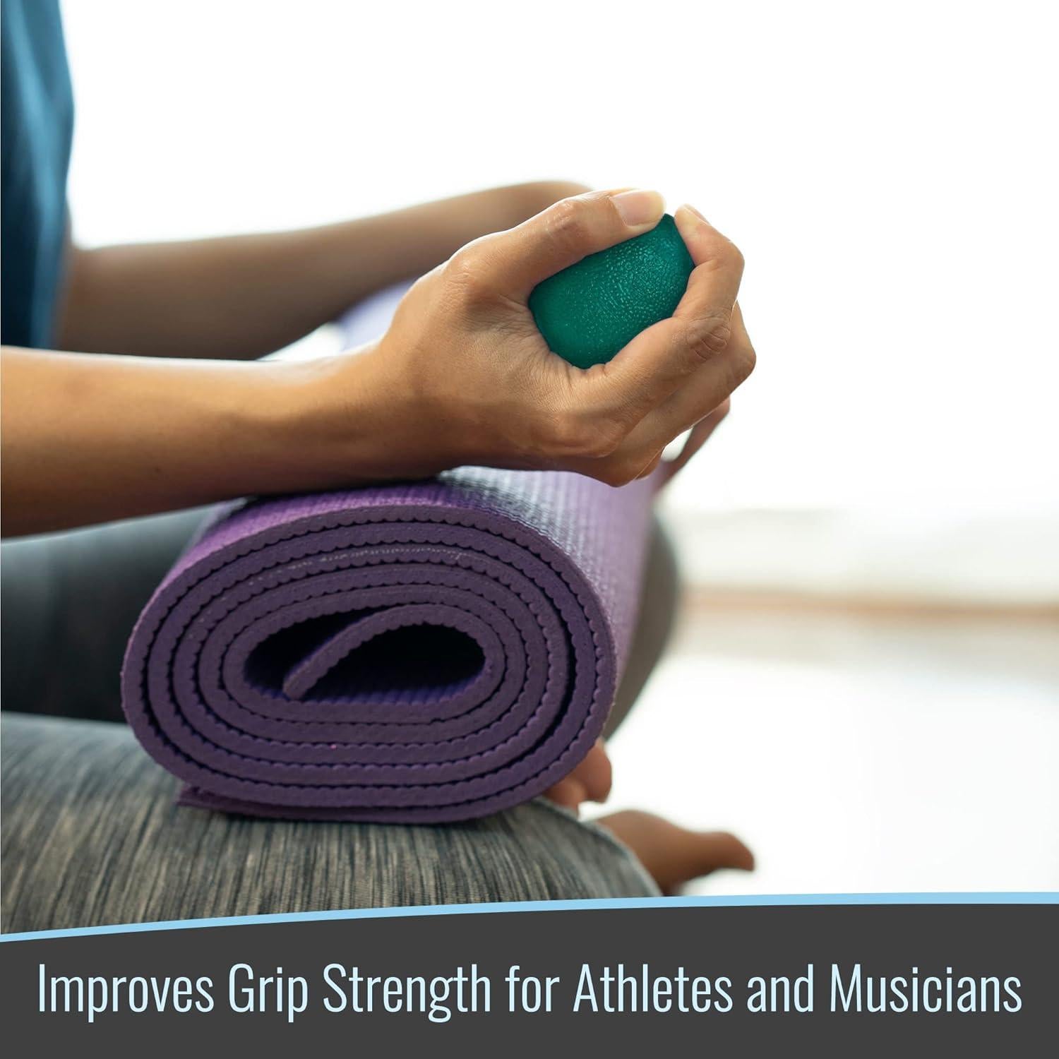 Juego de 3 Pelotas Antiestrés HealthSmart - Alivio de Ansiedad y Fuerza