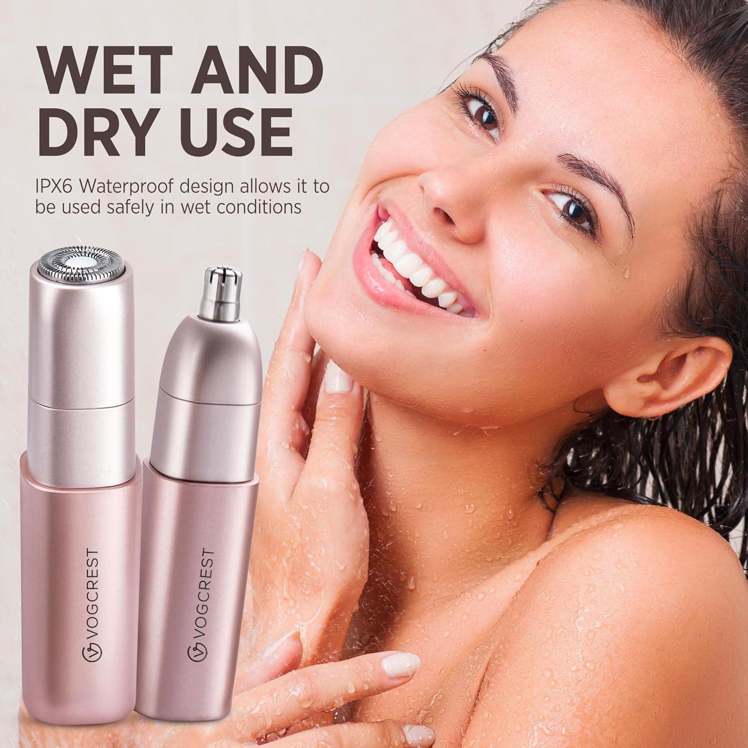 Removedor de Vello Facial VOGCREST 2 en 1 Recargable