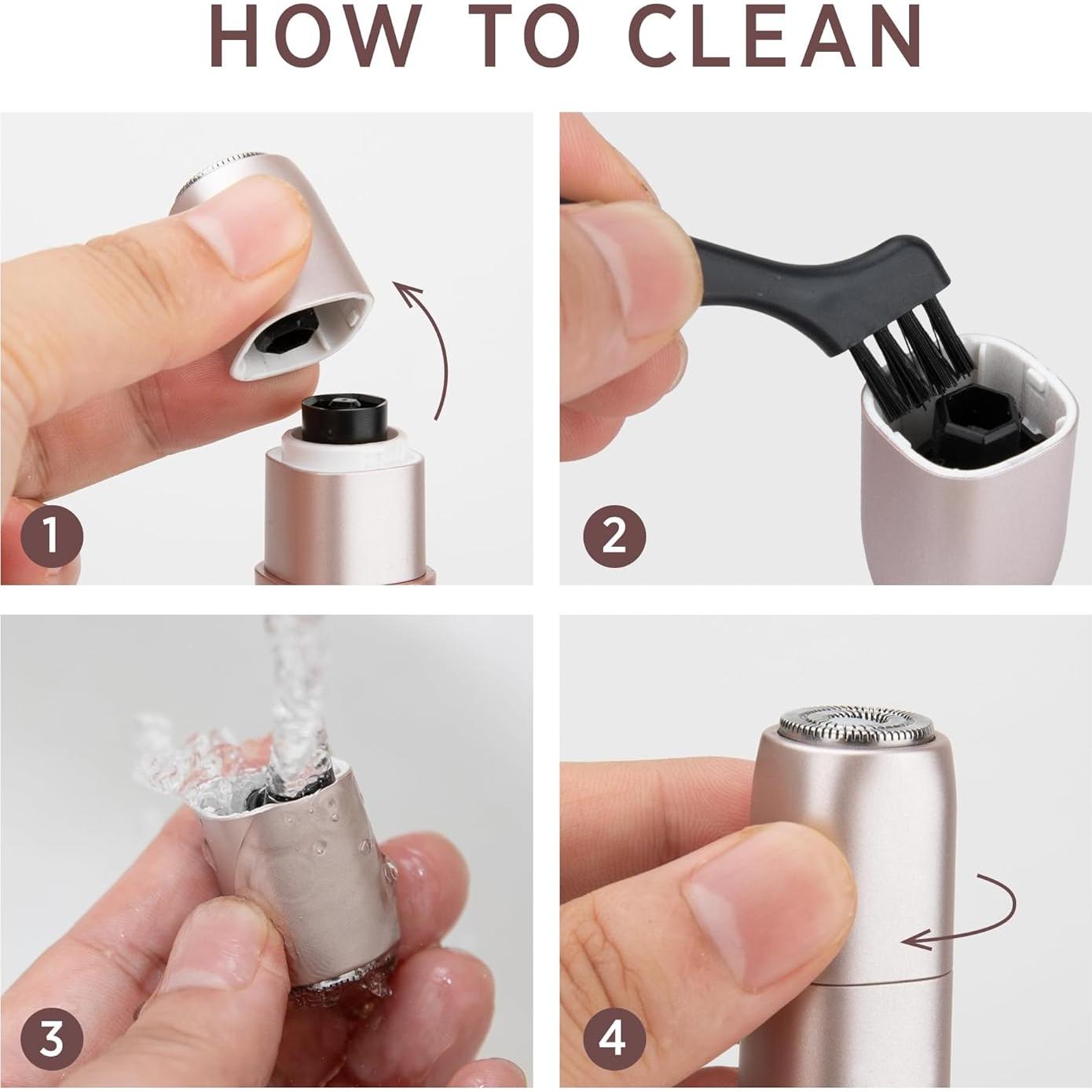 Removedor de Vello Facial VOGCREST 2 en 1 Recargable