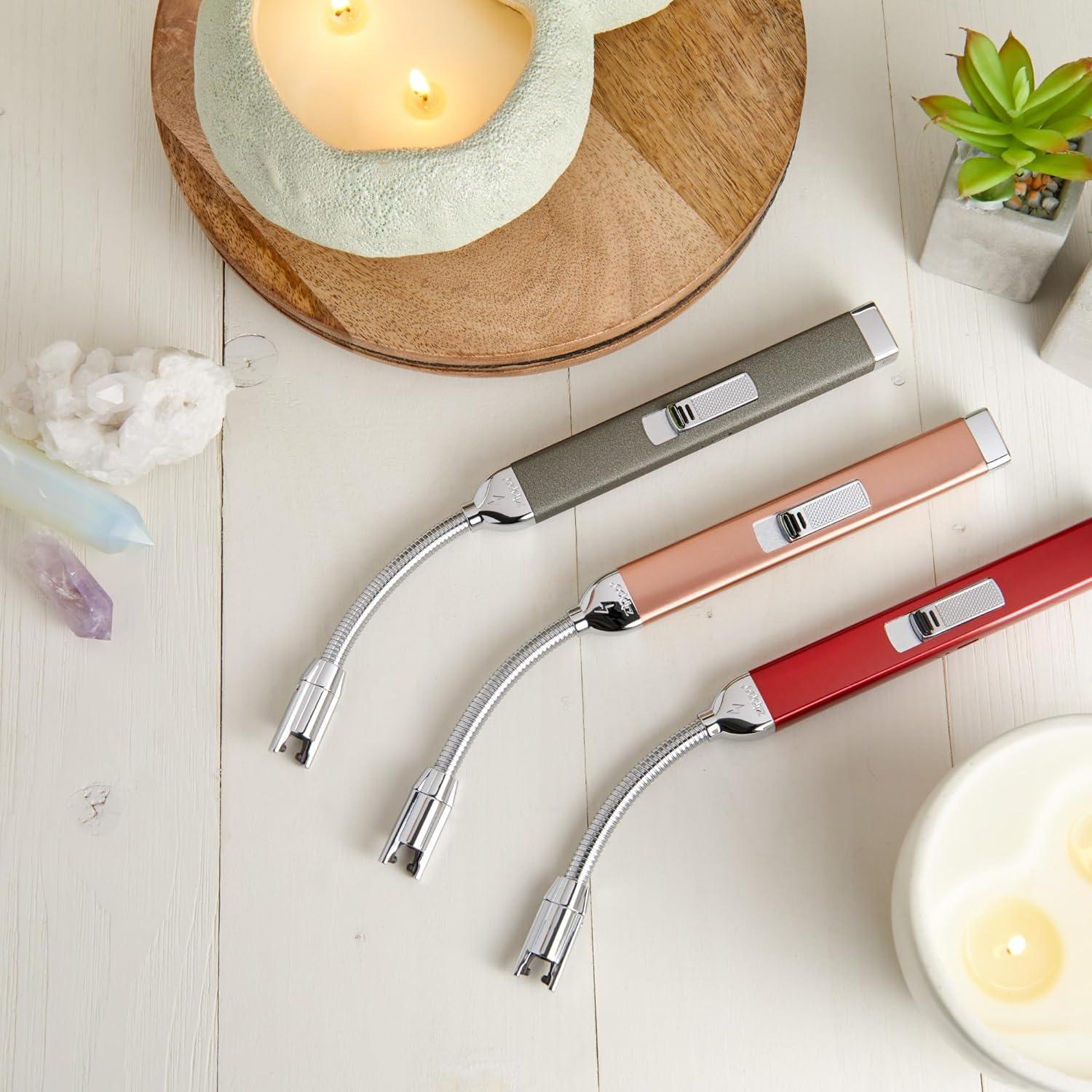 Encendedor de Velas Zippo Oro Rosa Recargable con Butano