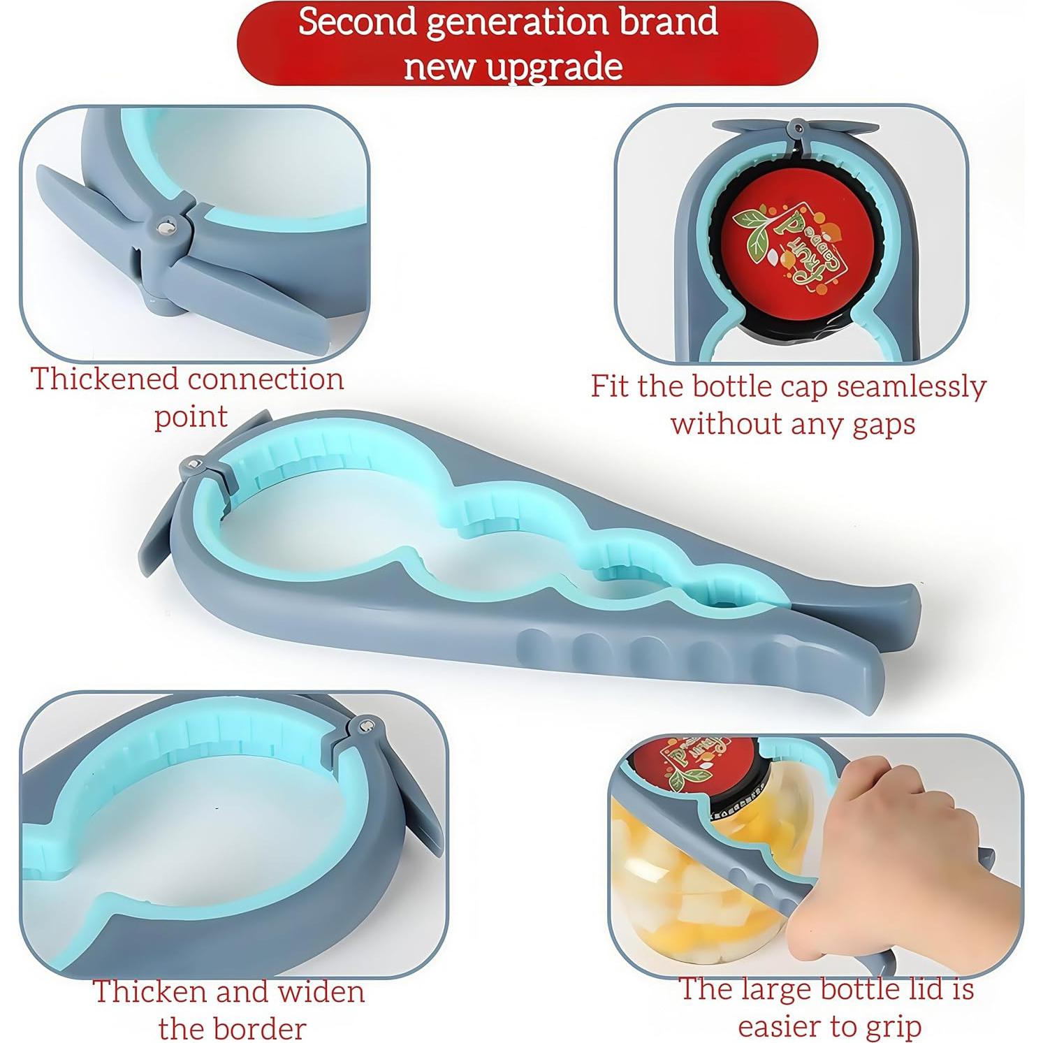 Abridor de frascos 5 en 1 Eugelrom para manos débiles