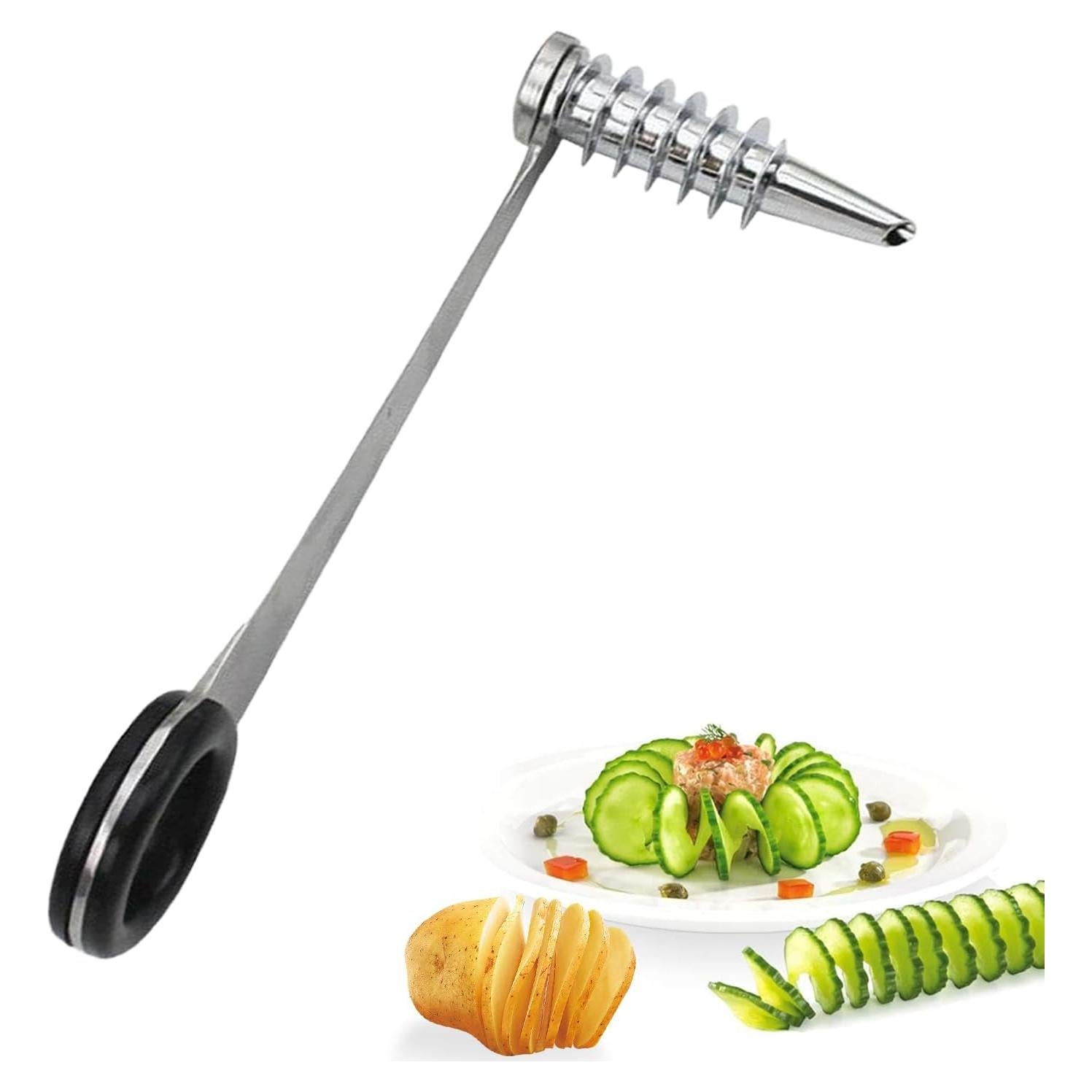 Cortador Espiral de Acero Inoxidable Xanadued para Verduras