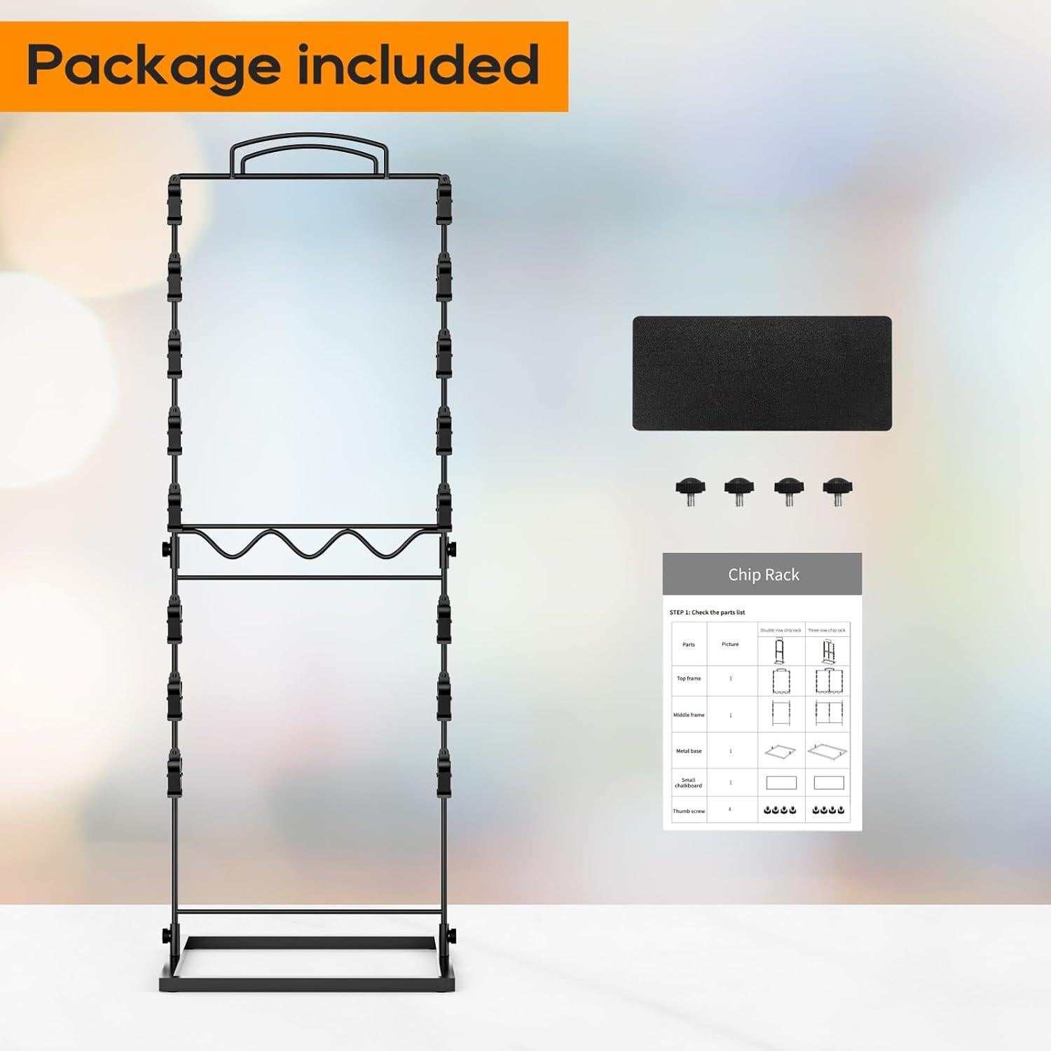 Soporte de exhibición para bolsas de aperitivos TJ.MOREE 2 estantes