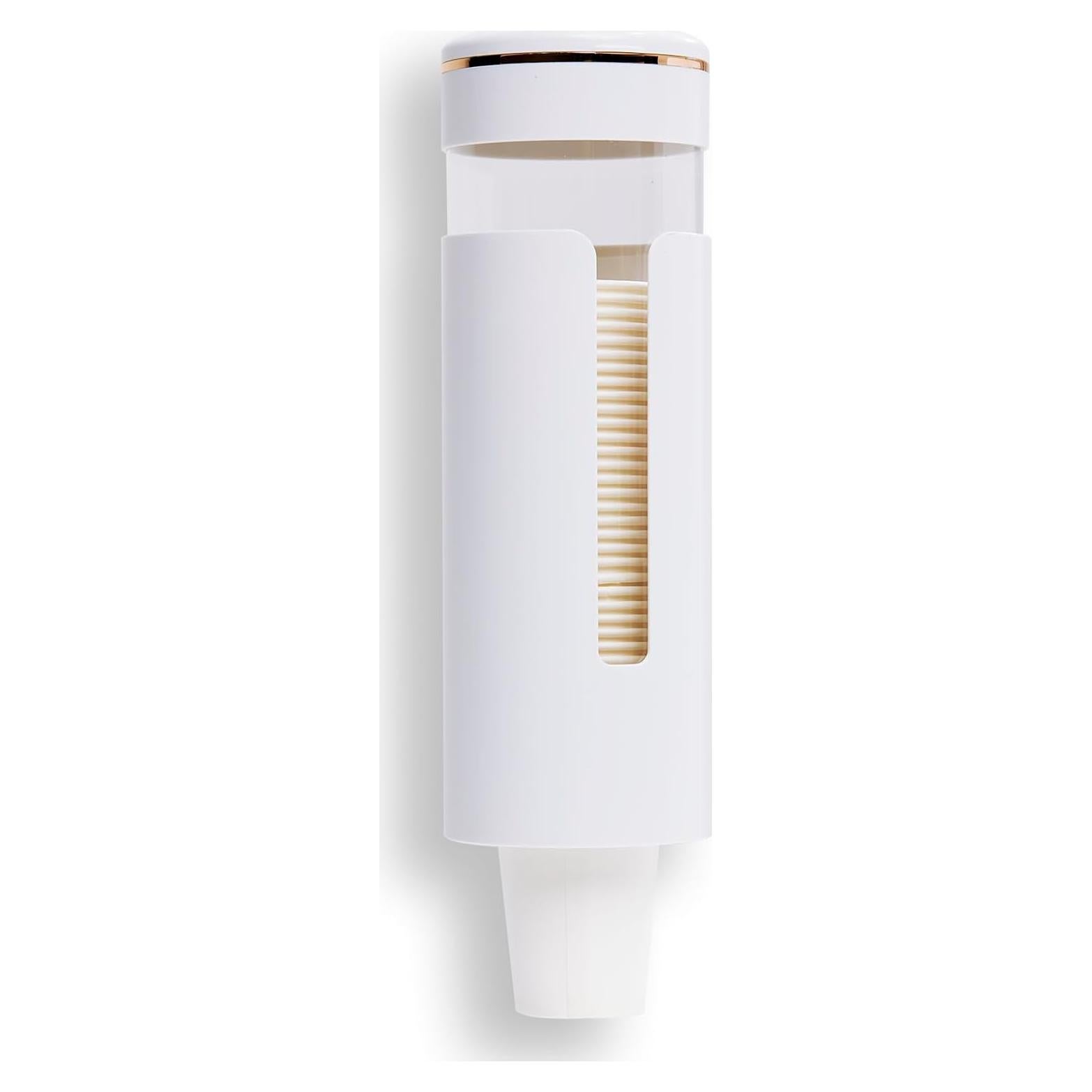 Dispensador de Tazas SEVENY Montaje en Pared 4-7 oz Blanco