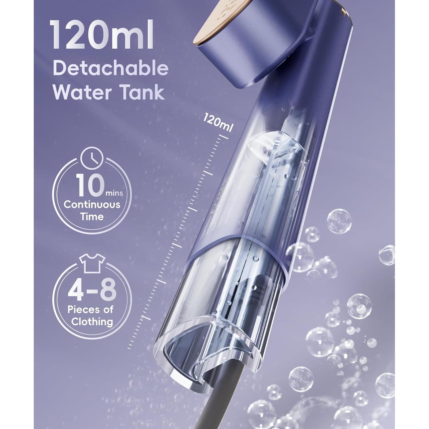 Vaporera de Viaje Ilake CW-5205, 1000W, Doble Voltaje 100-240V