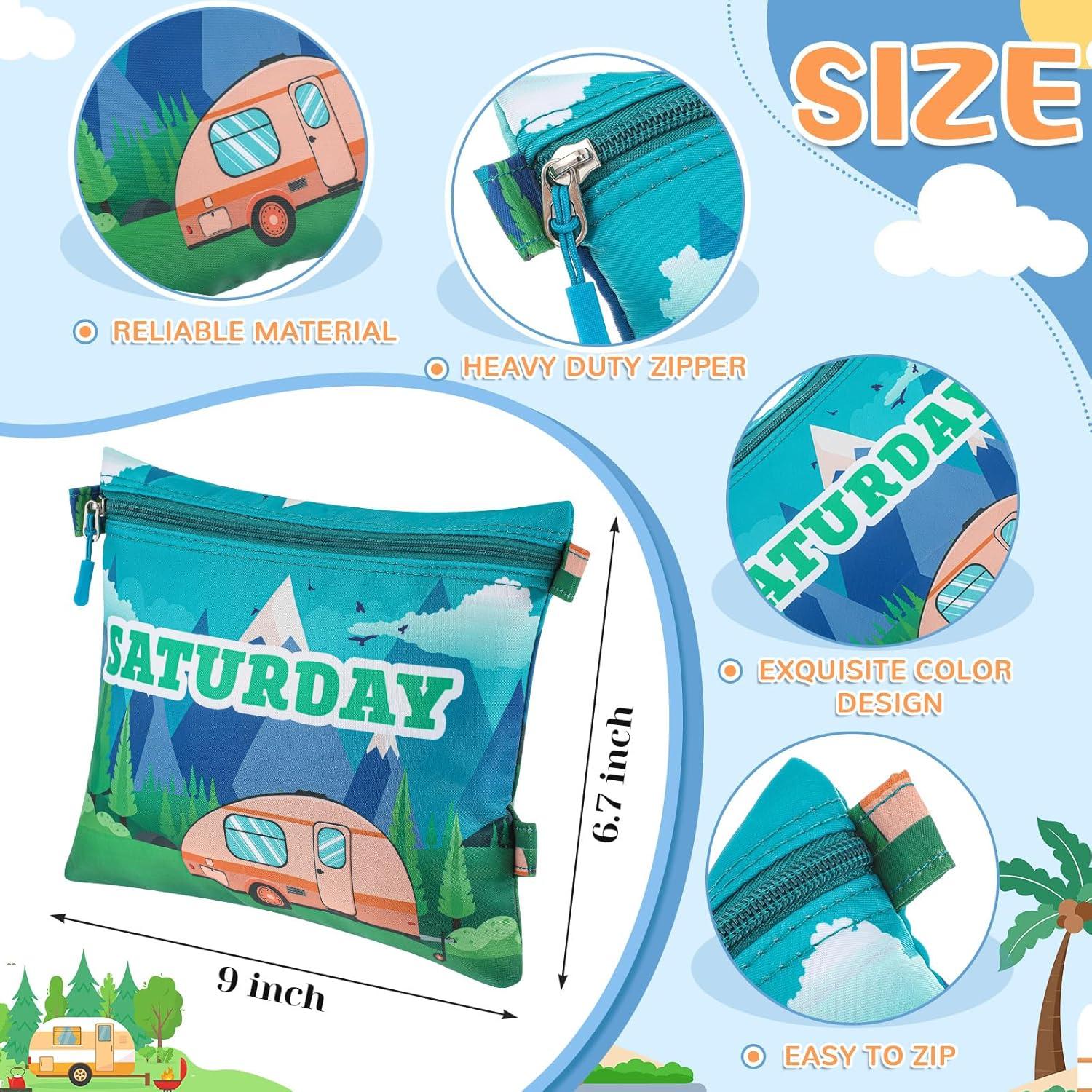 Cubos de Empaque Paterr 7 Pcs para Viaje Niños Coche 27.3x23.5cm