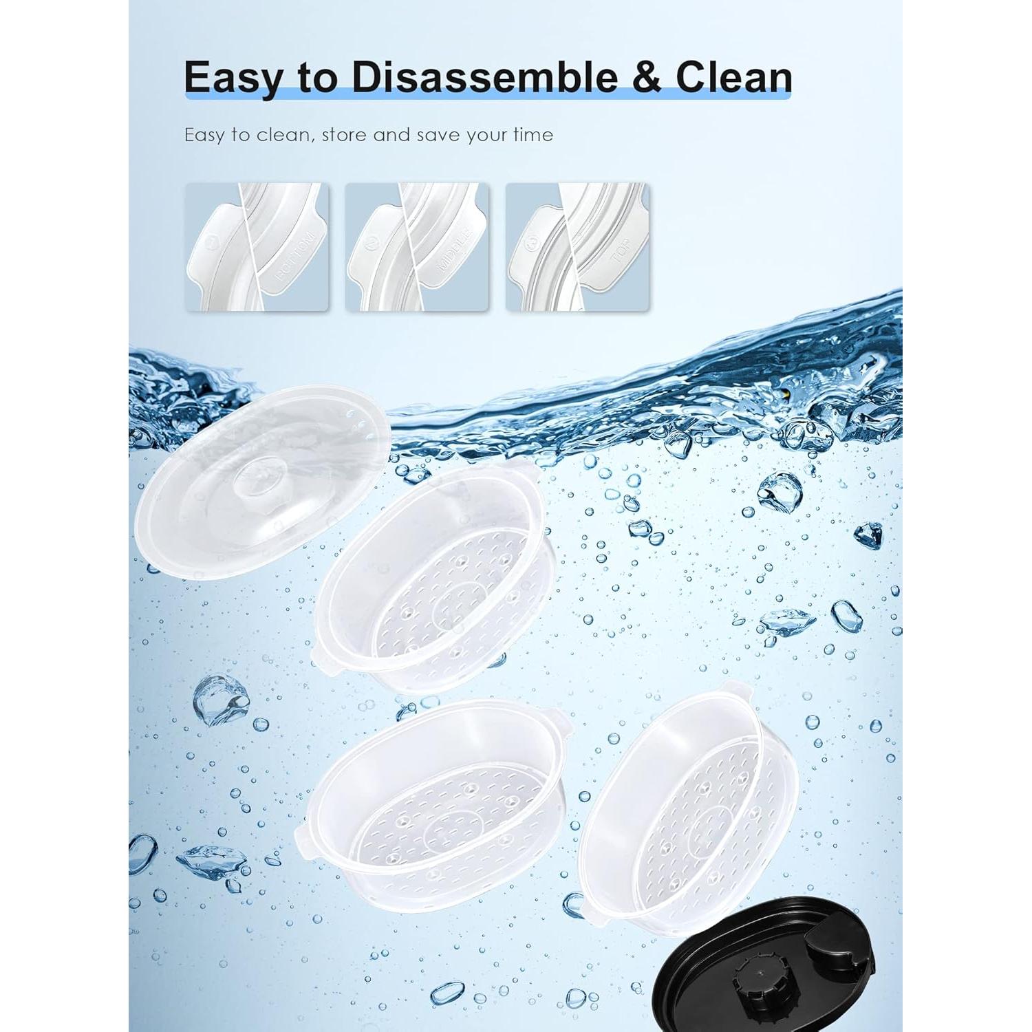 Vaporizador Eléctrico Cozeemax 13.7QT con Temporizador 60 Min