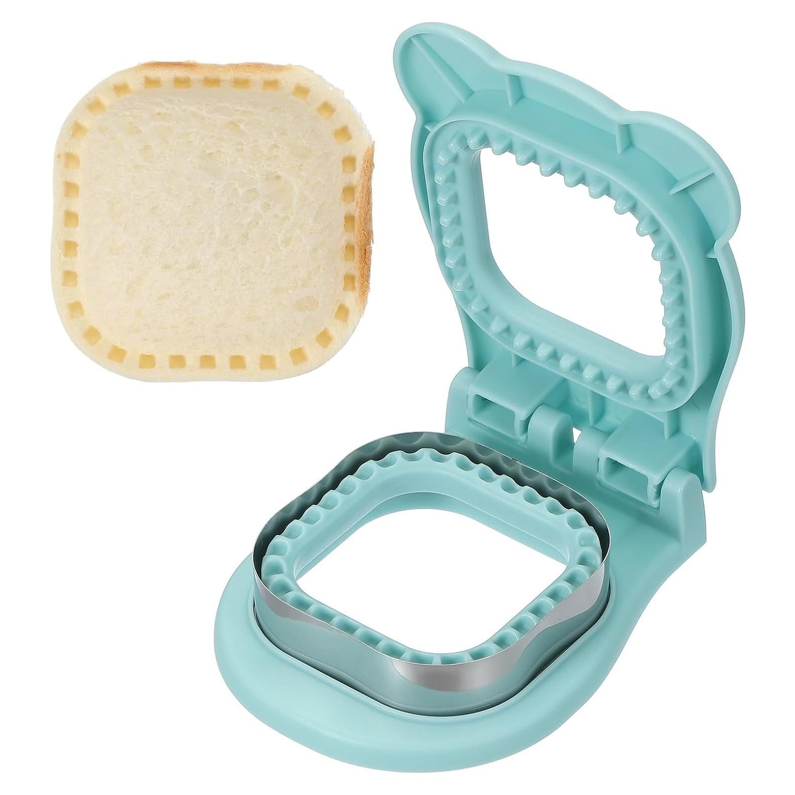 Cortador y Sellador de Sándwich Sin Corteza uxcell Azul