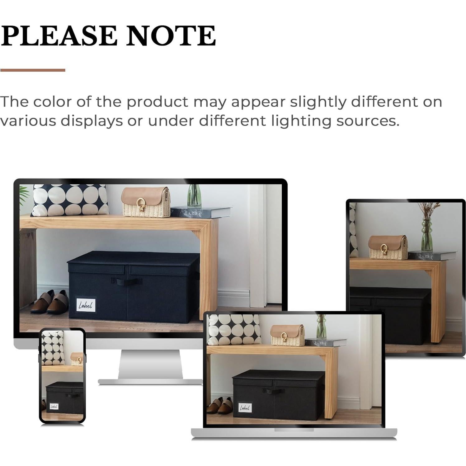 Caja de Almacenamiento Plegable GRANNY SAYS 63L Negra