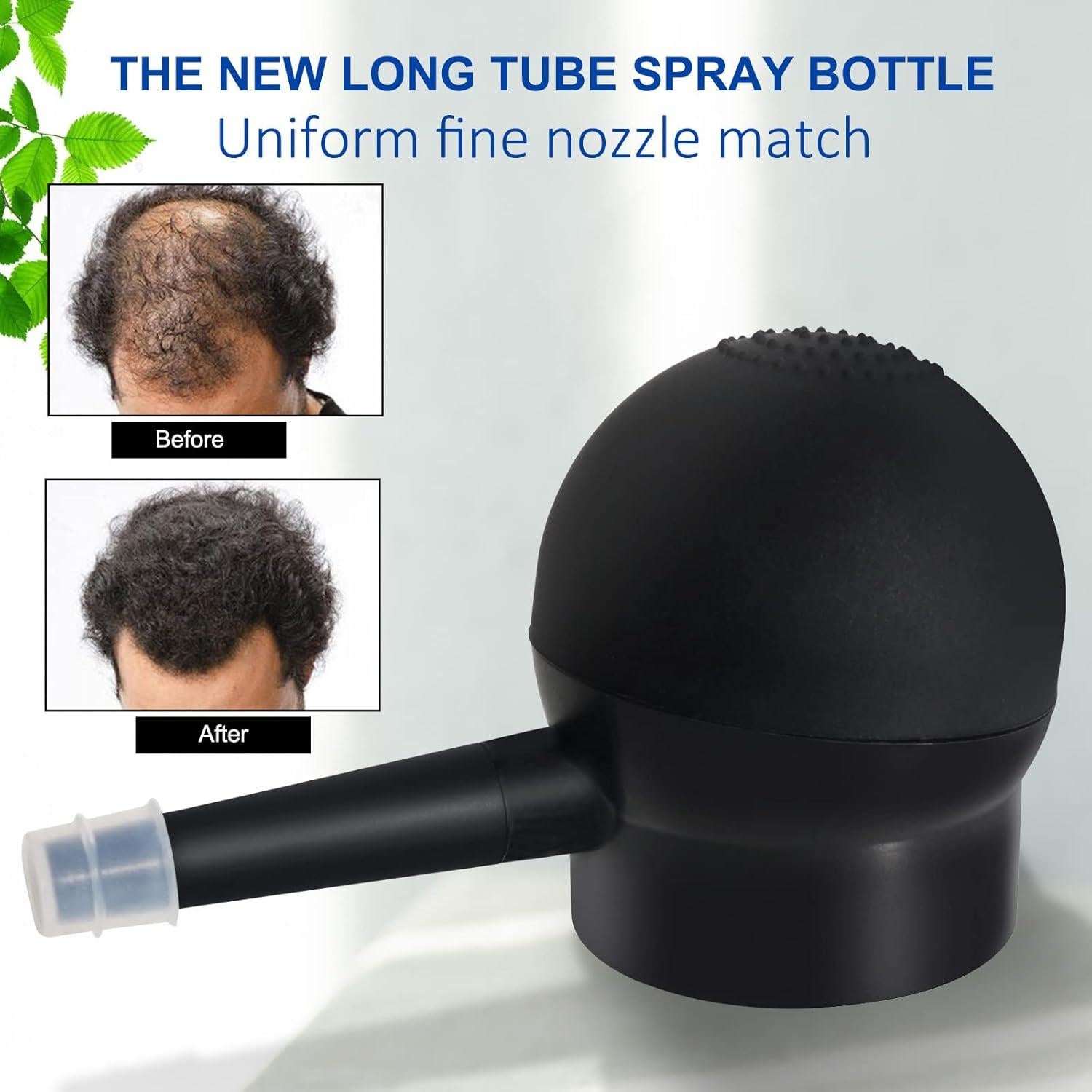 Fibra Capilar RoseFlower 27.5g Negro - Aumenta Volumen Instantáneo