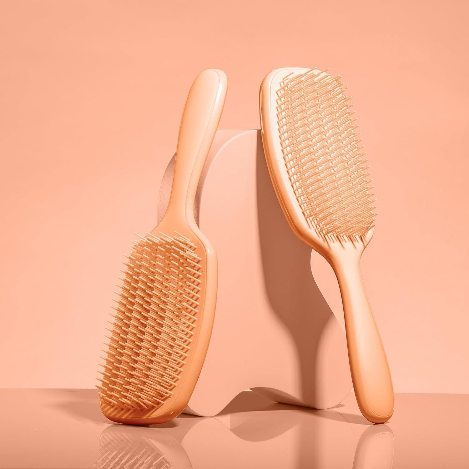 Cepillo Desenredante Nature Spell - Sin Nudos, 16cm, Naranja