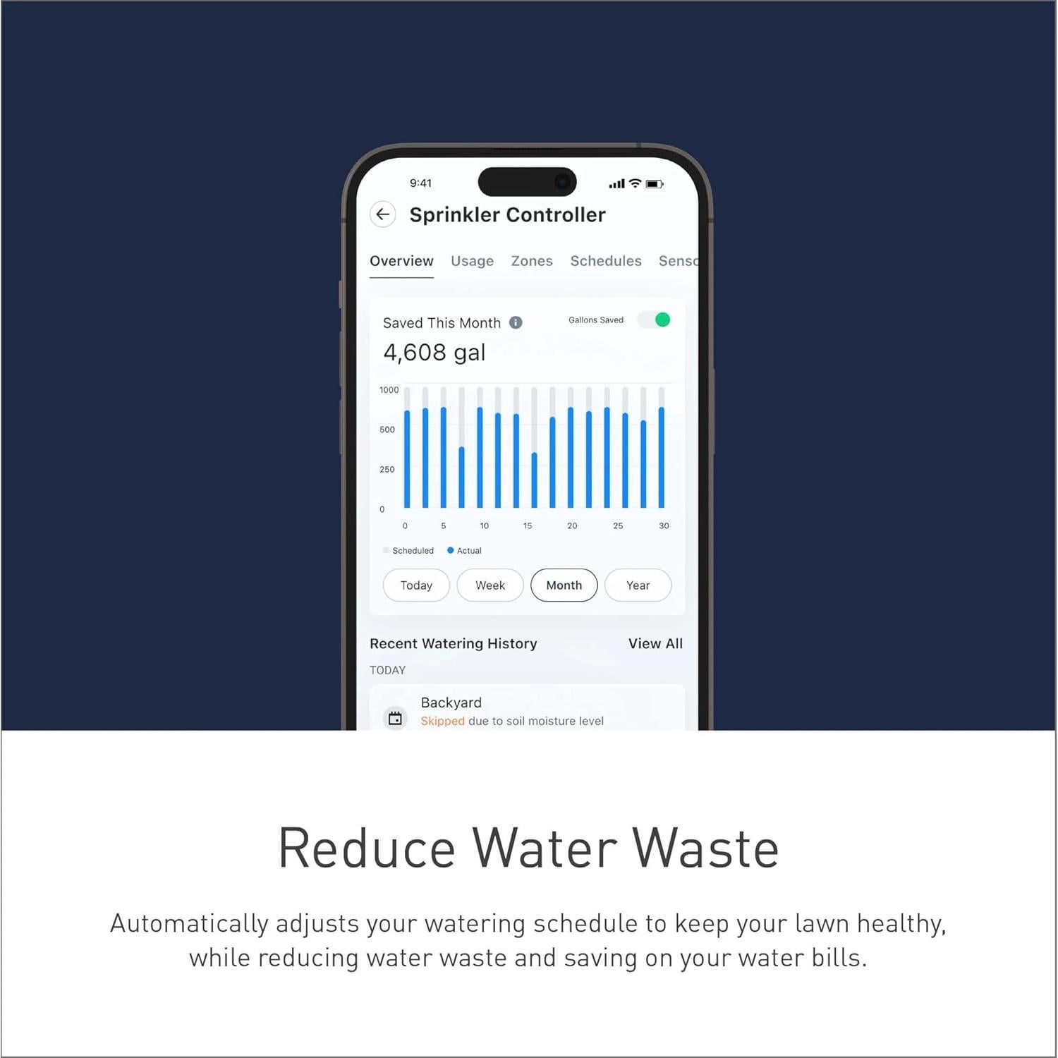 Sensor de Suelo Inalámbrico Moen WISNS002G1USA, Medidor de Humedad