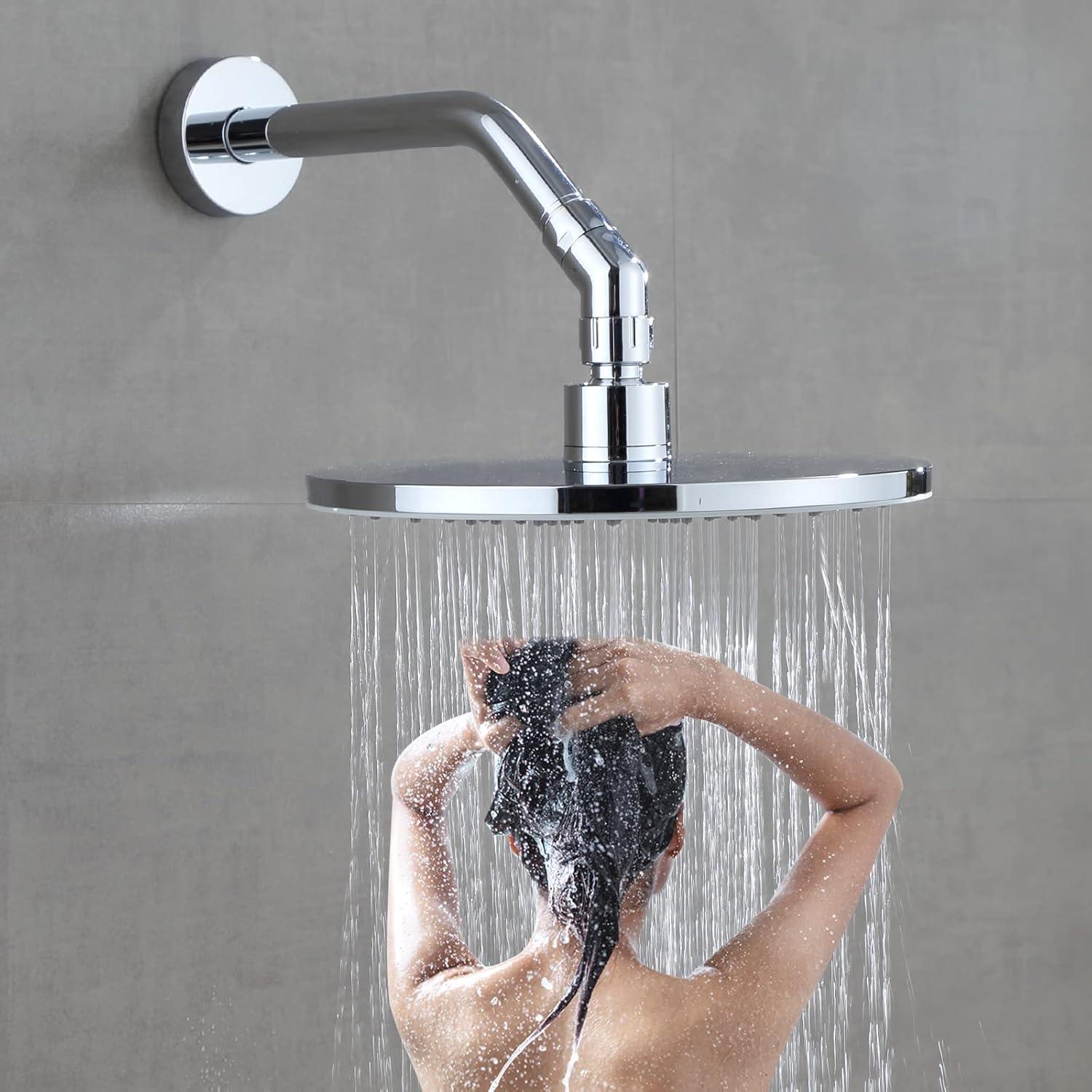 Adaptador de codo para ducha LUOFANT 135° cromado